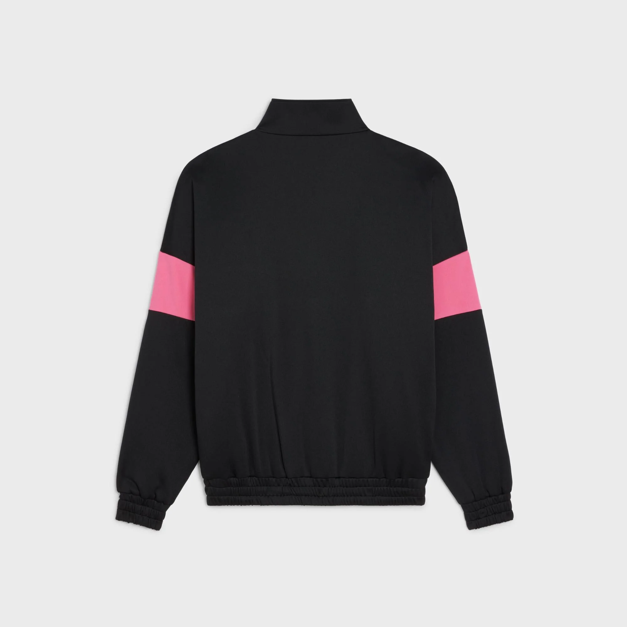 Sweat Zippé Découpes Double-Face Jersey - Black/ Rose Dahlia/ Zebra - Image 4