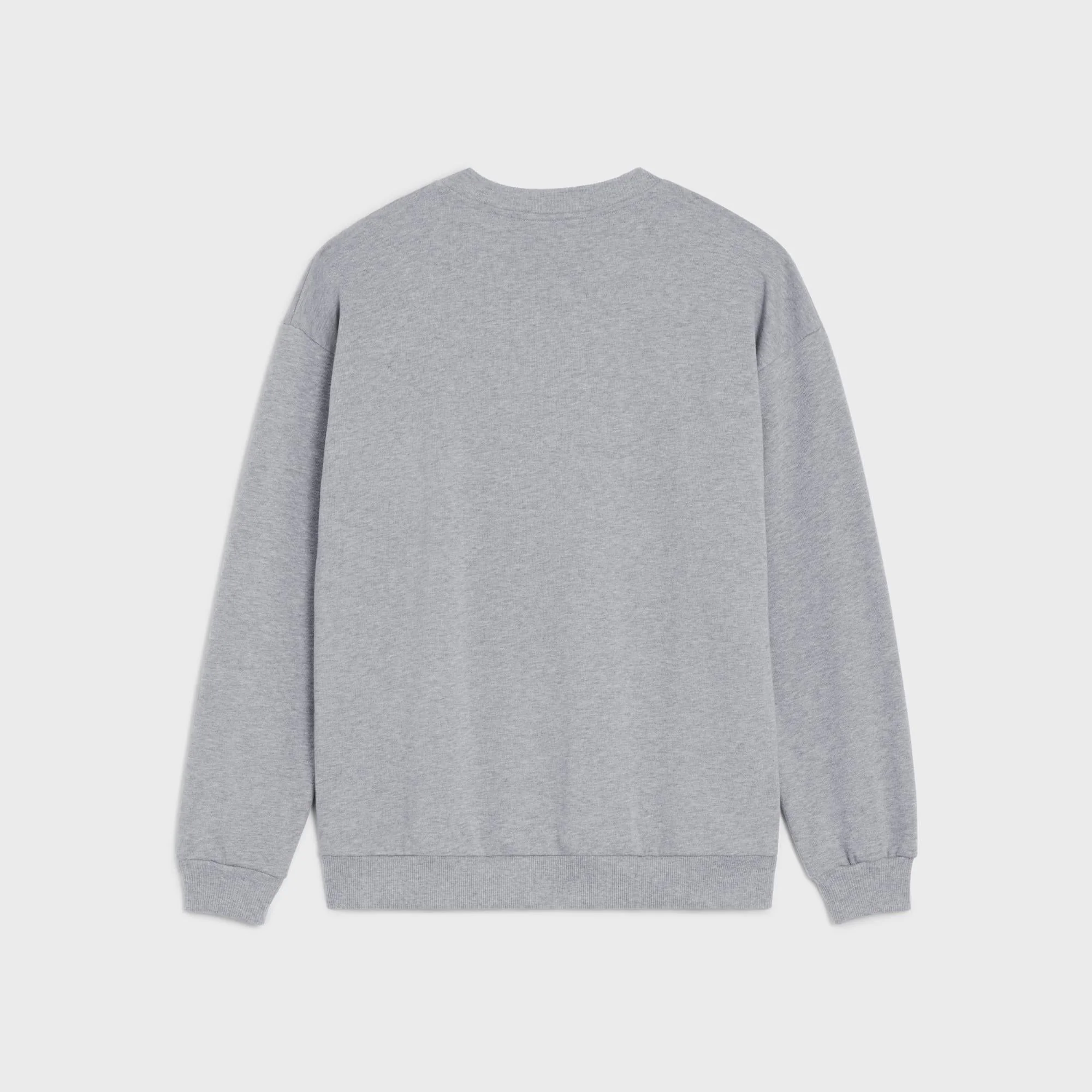 Sweat Loose Celine Cotton Fleece - Grey/ Black - Image 2
