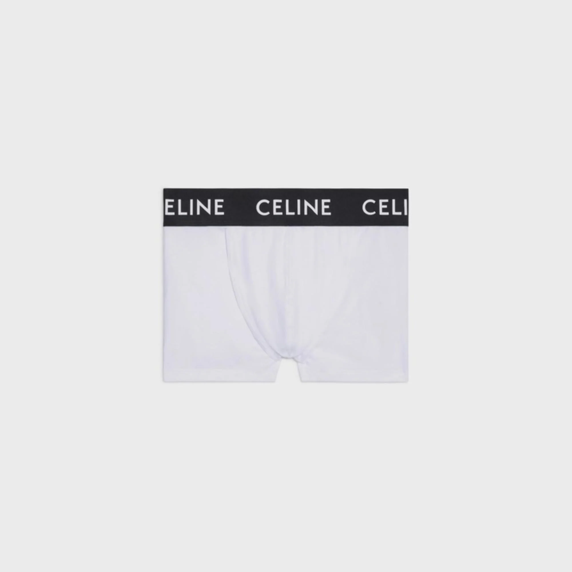 Boxer Celine Jersey Coton - White / Black
