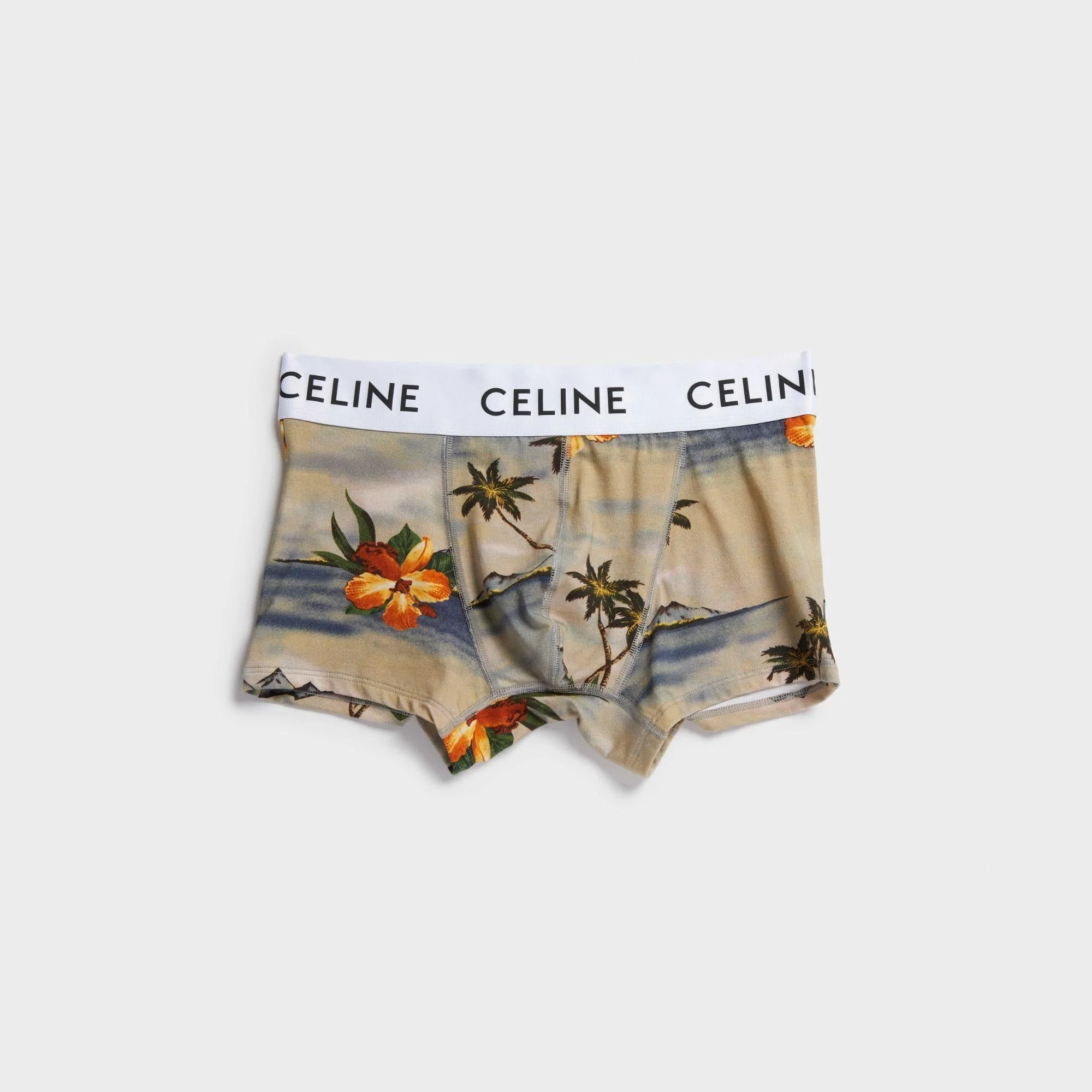 Boxer Celine Jersey Volcan Hawaien - Craie Multico - Image 2