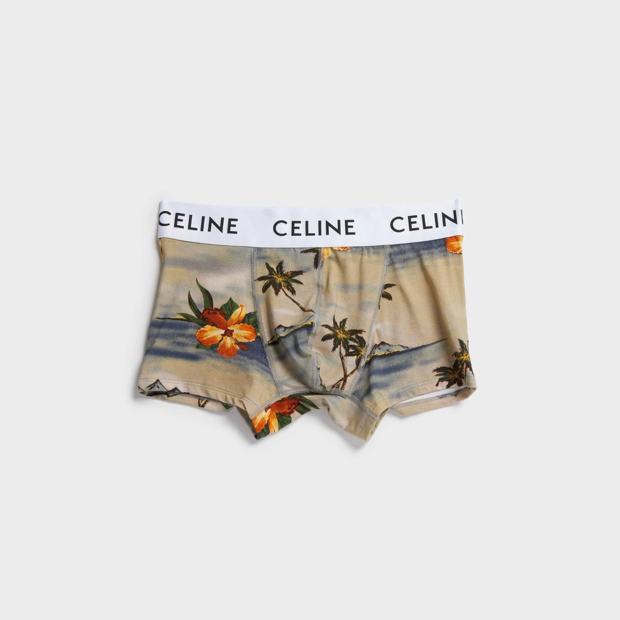 Boxer Celine Jersey Volcan Hawaien - Craie Multico - Image 3