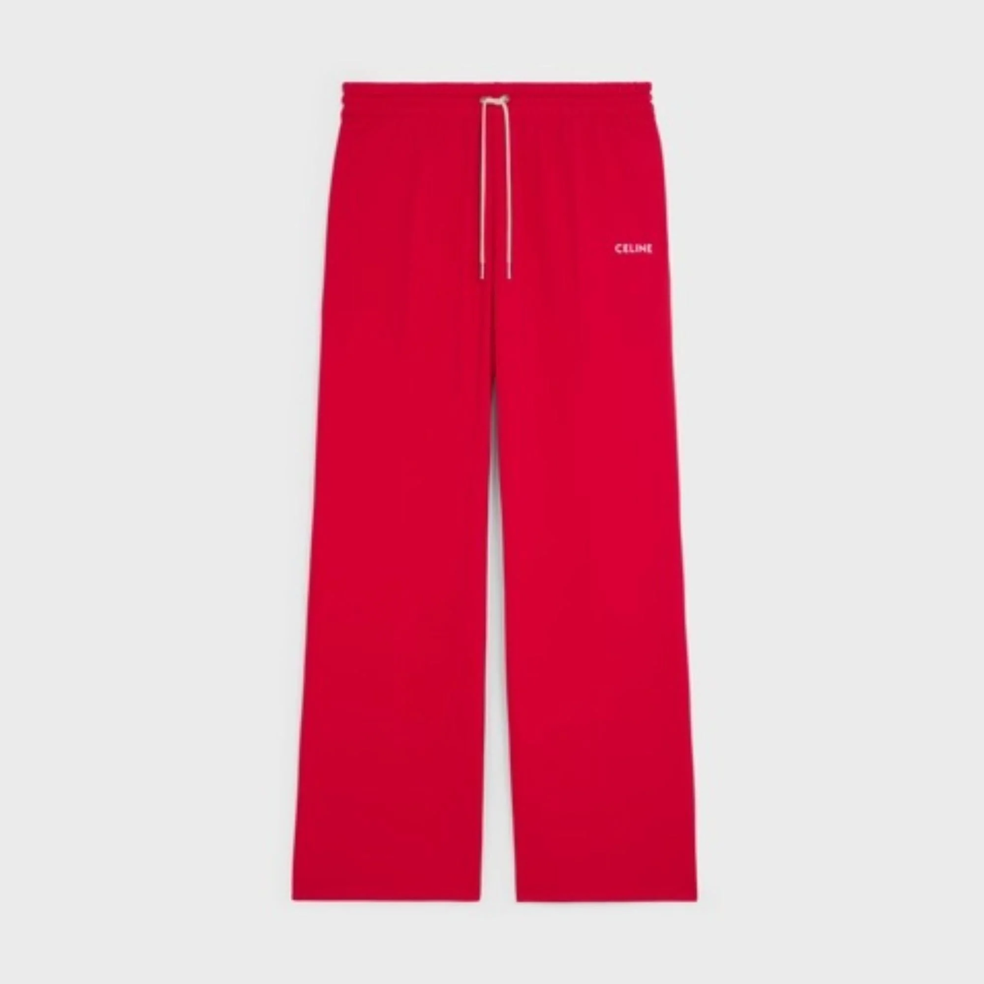 Jogging Flare Celine Double-Face Jersey - Red