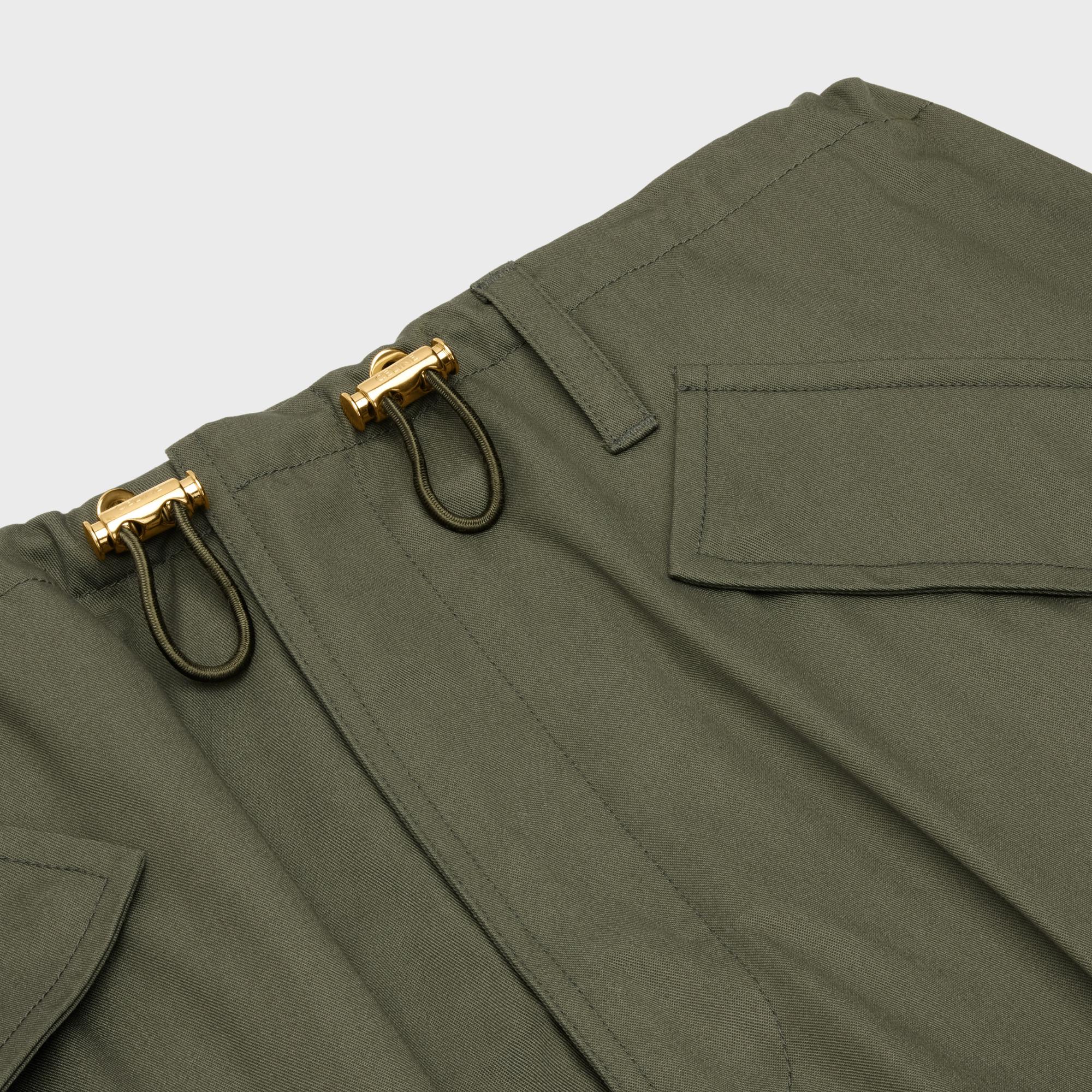 Pants Cargo Coton Camouflage Pantalon - Kaki - Image 5