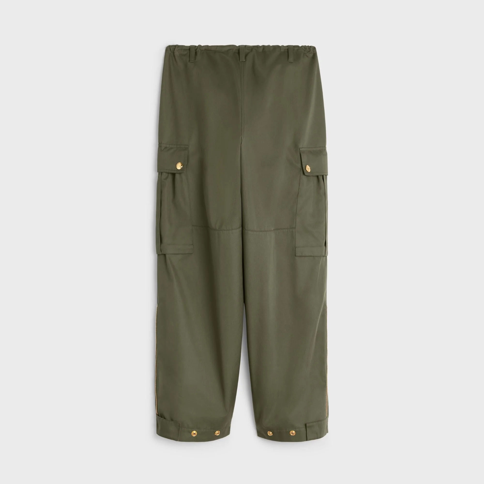 Pants Cargo Coton Camouflage Pantalon - Kaki - Image 8