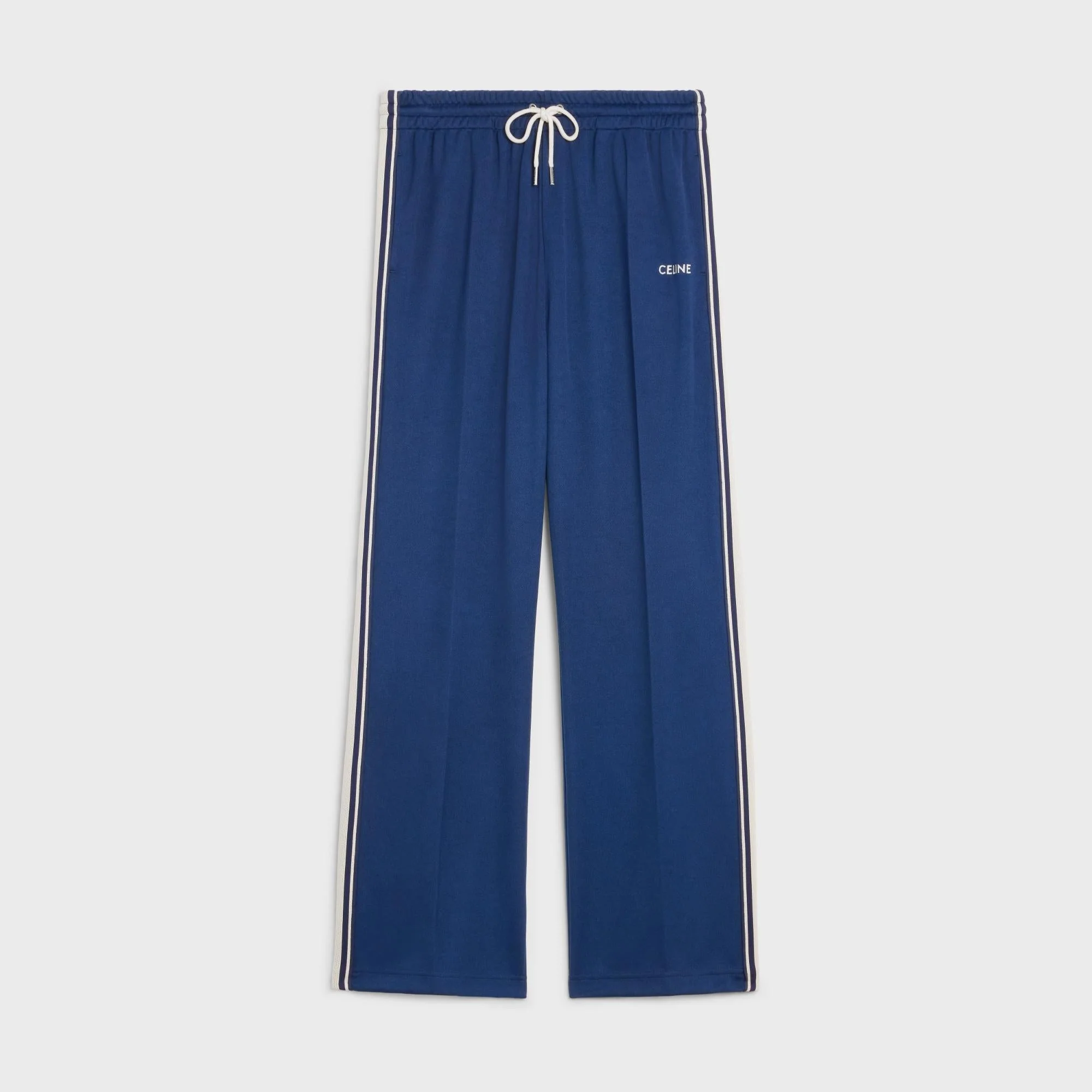 Pants Tracksuit Celine Double-Face Jersey Pantalon - Blue/White - Image 7