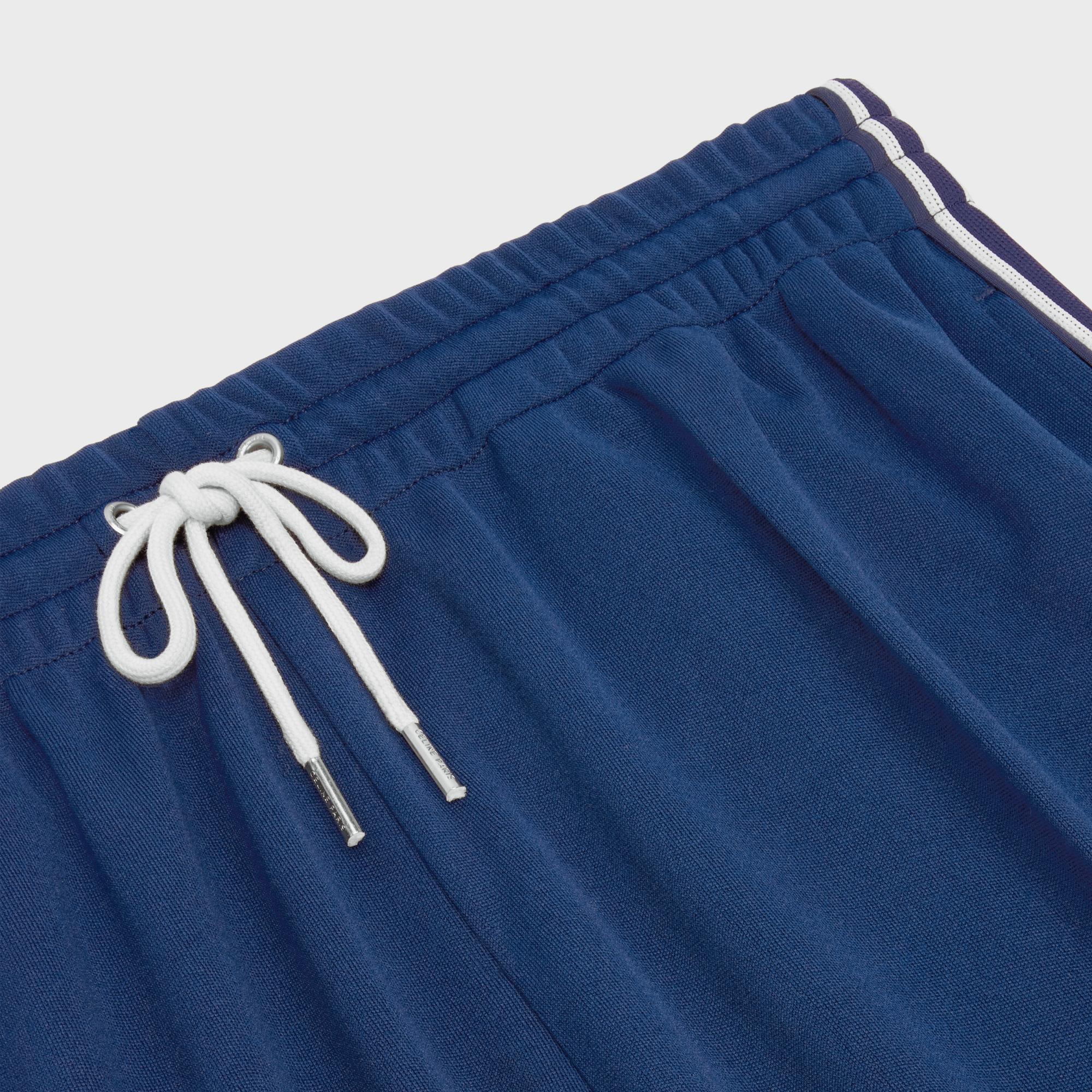 Pants Tracksuit Celine Double-Face Jersey Pantalon - Blue/White - Image 11