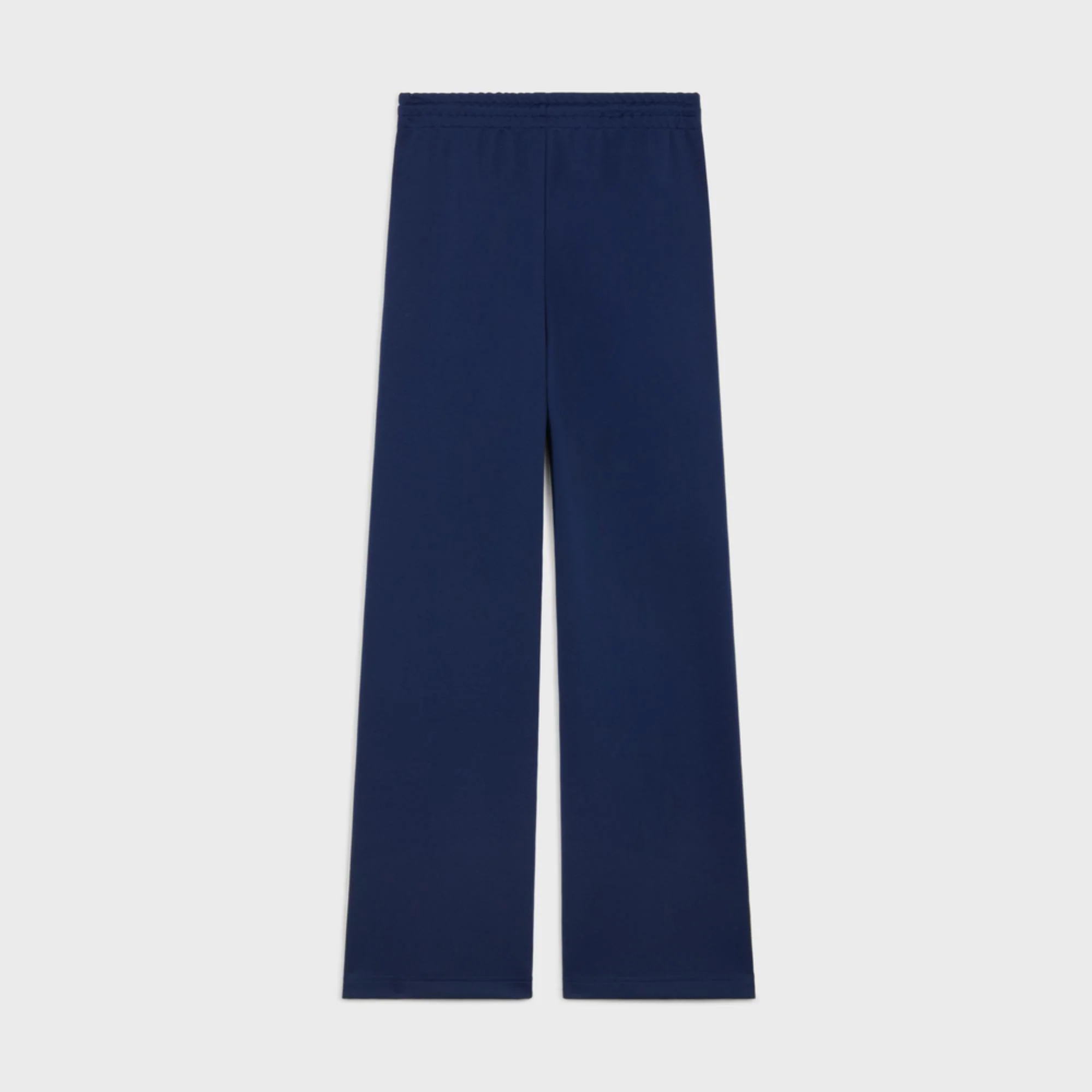 Pantalon Tracksuit Celine Double-Face Jersey - Navy/Off White - Image 2