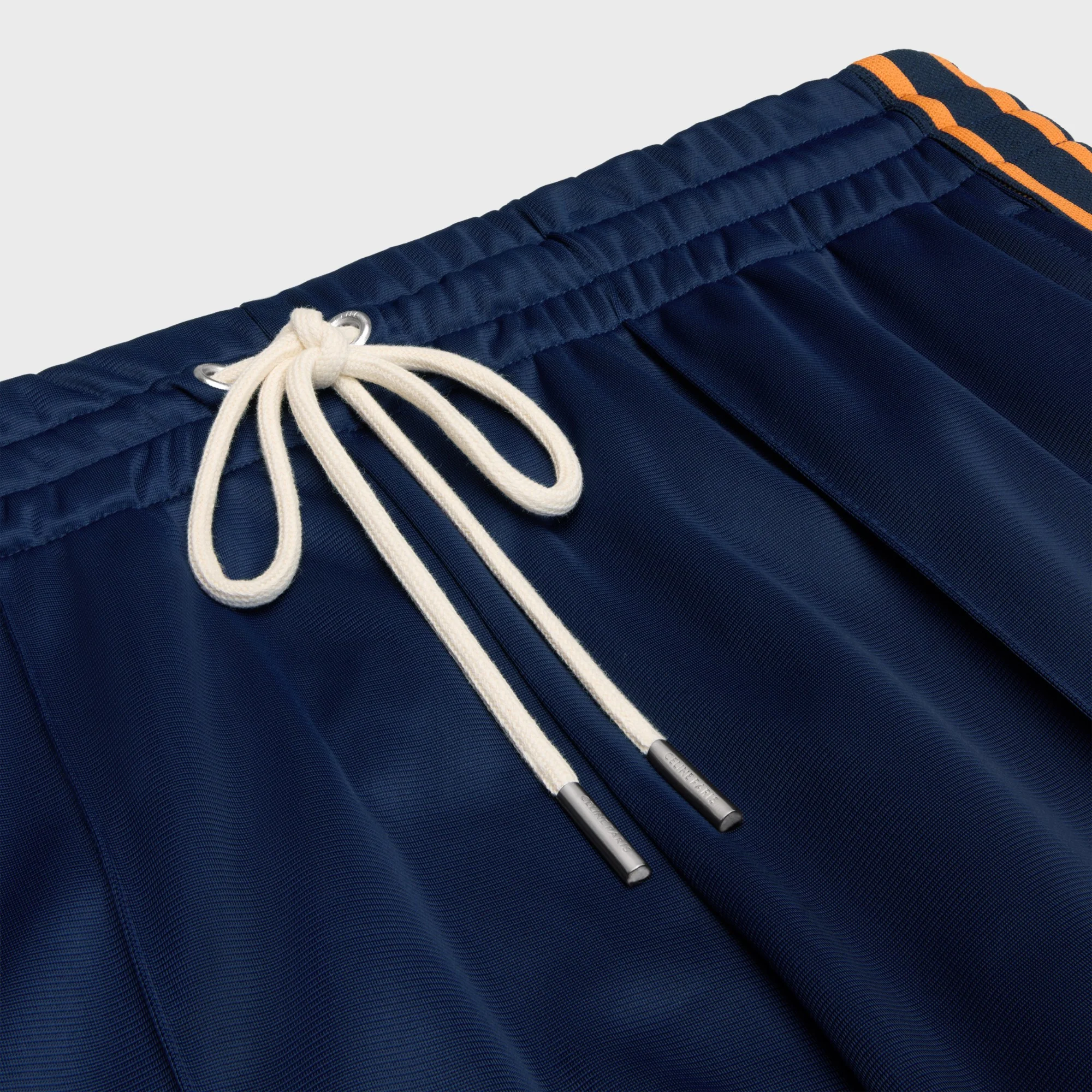 Pantalon Tracksuit Celine Double Jersey Vintage - Navy / Orange - Image 3
