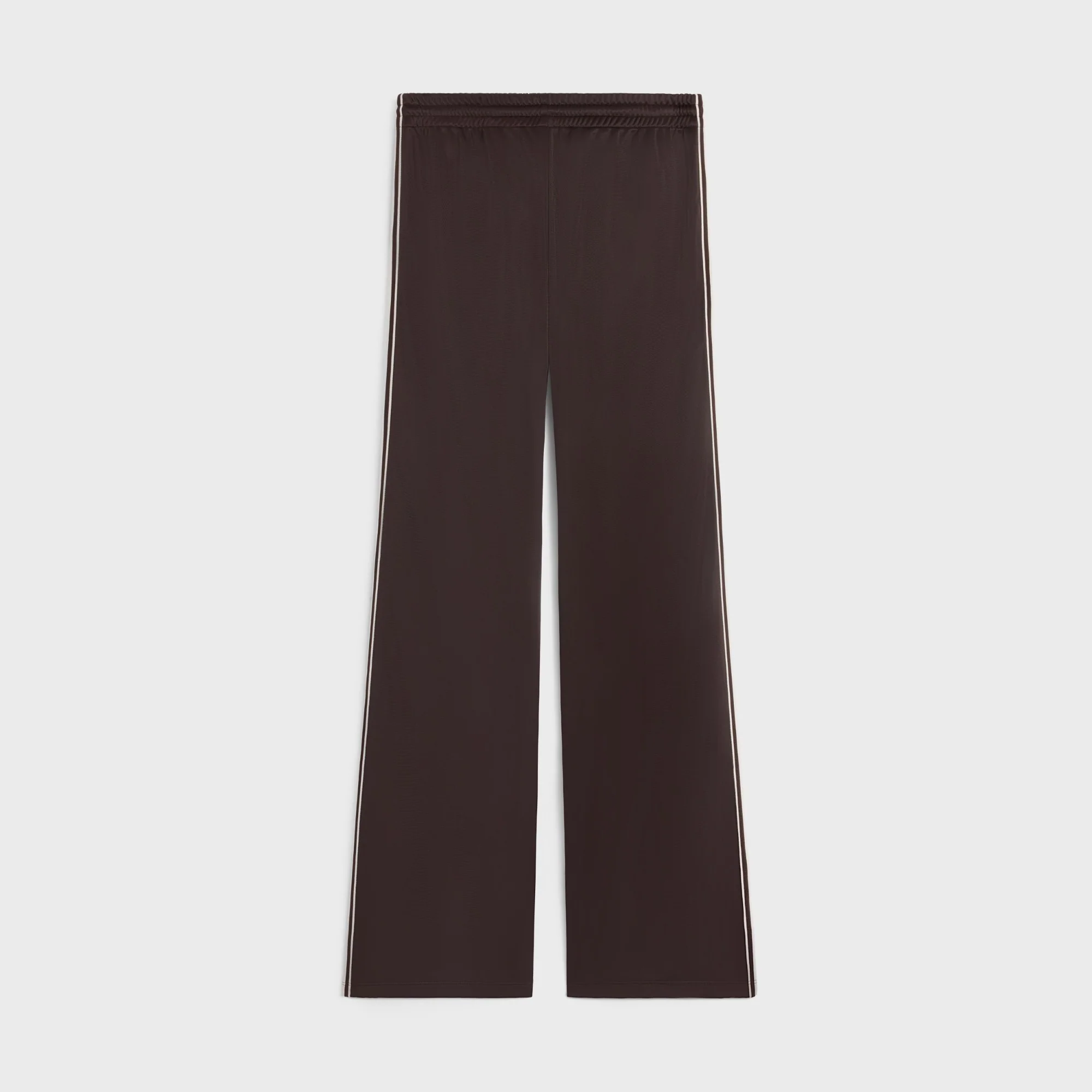 Pantalon Tracksuit Celine Double Jersey Vintage - Dark Brown / Off White - Image 2