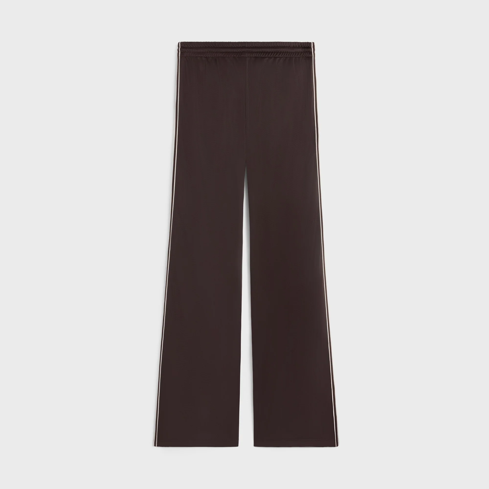 Pantalon Tracksuit Celine Double Jersey Vintage - Dark Brown / Off White - Image 6