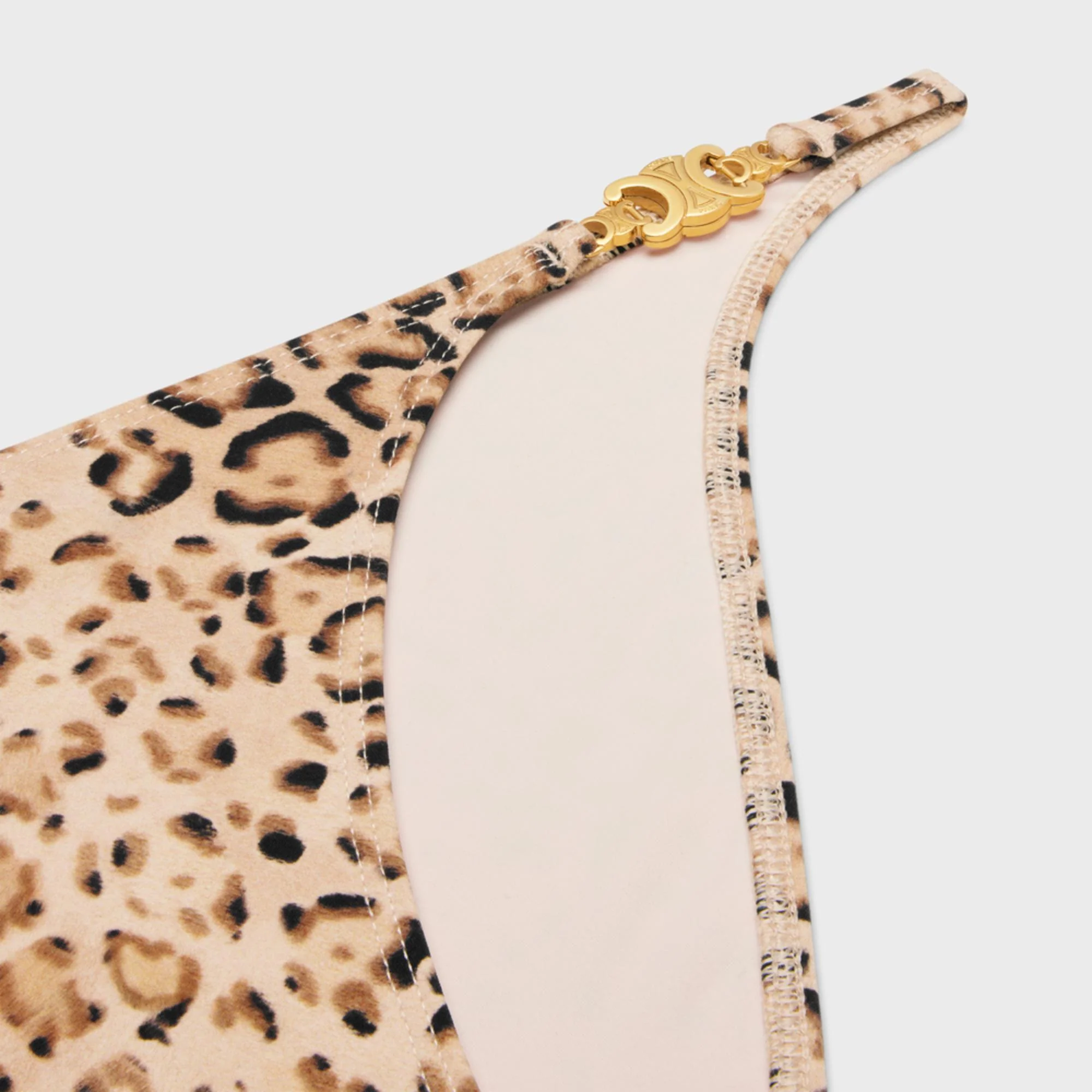 Bas Maillot Triomphe Jersey Mat Mini Leopard - Leopard - Image 3