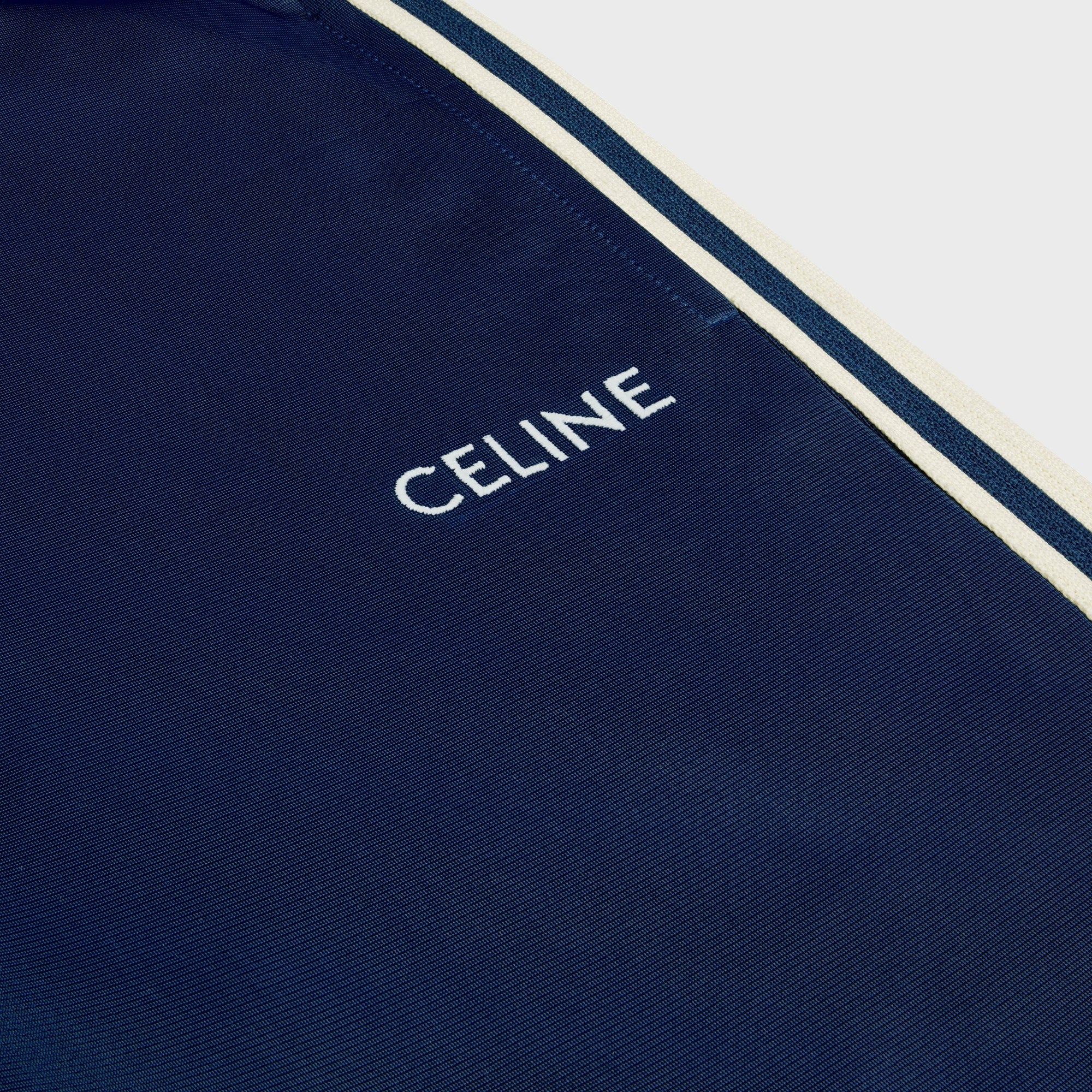 Pantalon Tracksuit Celine Double Jersey Vintage - Navy/Off White - Image 4