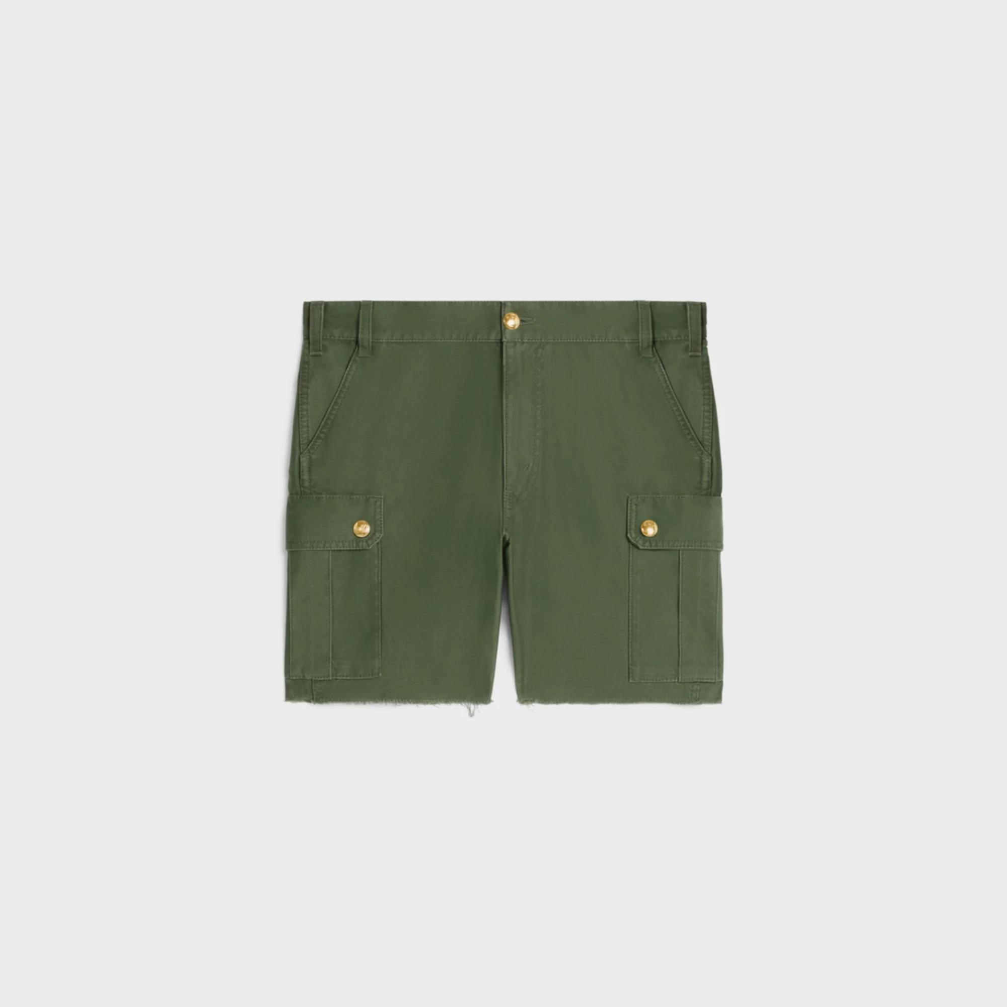 Short Cargo Celine Coton - Kaki