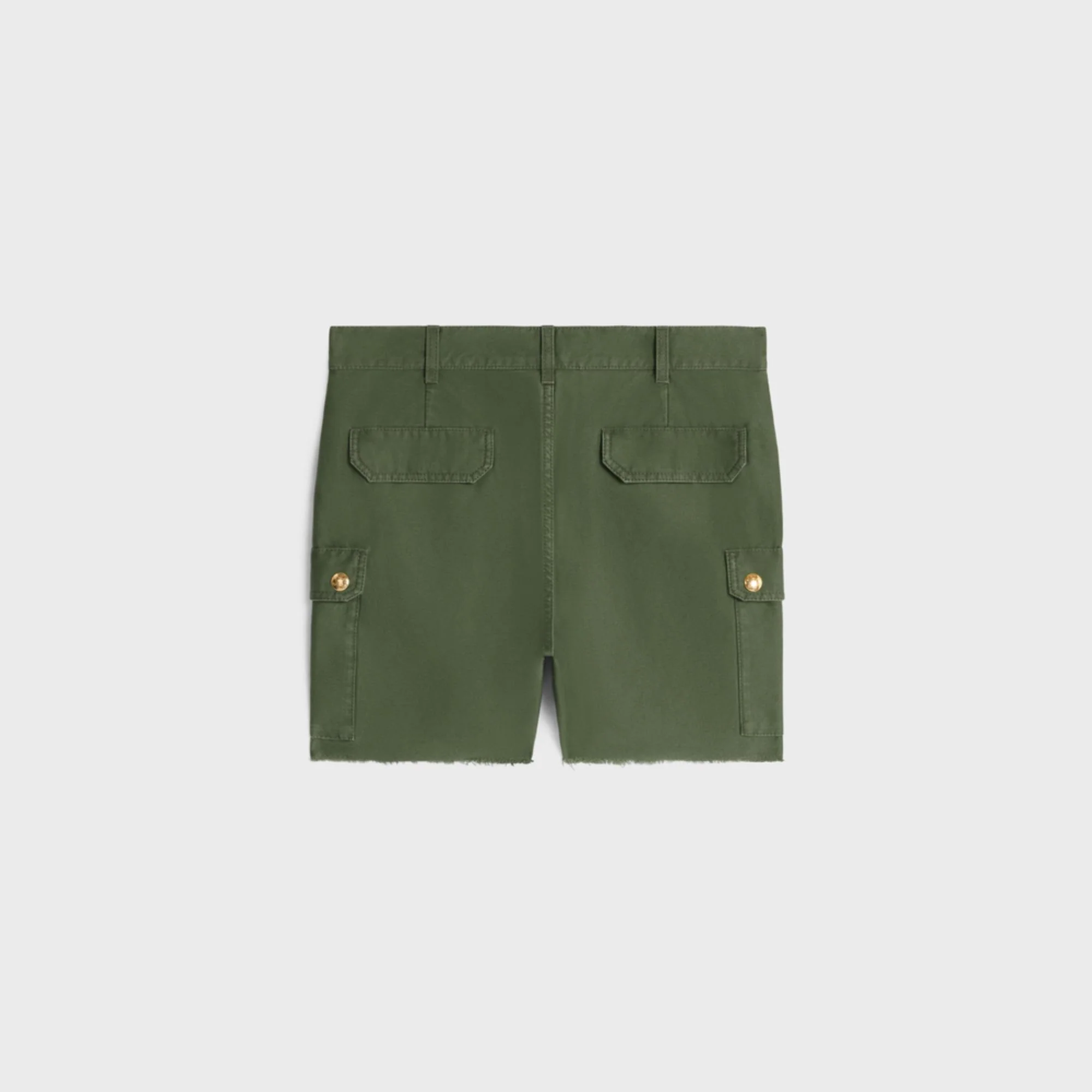Short Cargo Celine Coton - Kaki - Image 2