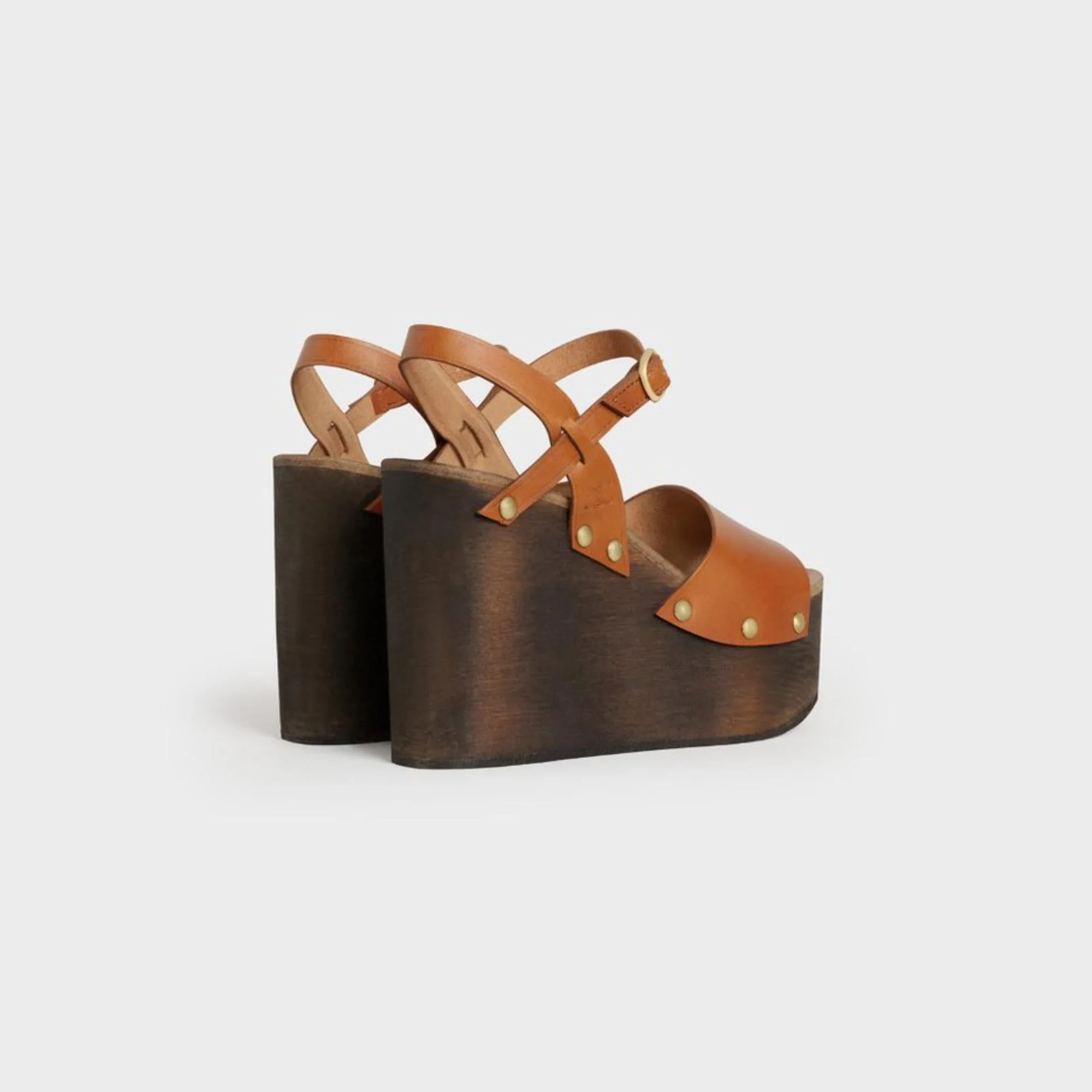 Les Bois Celine Sandal 55 Vegetal Calfskin - Tan - Image 6