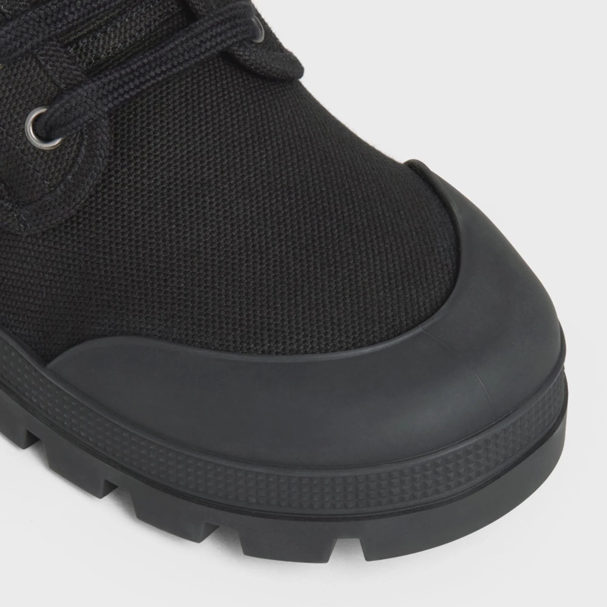 Patapans Lace Up Boot 20 Canvas - Black - Image 4