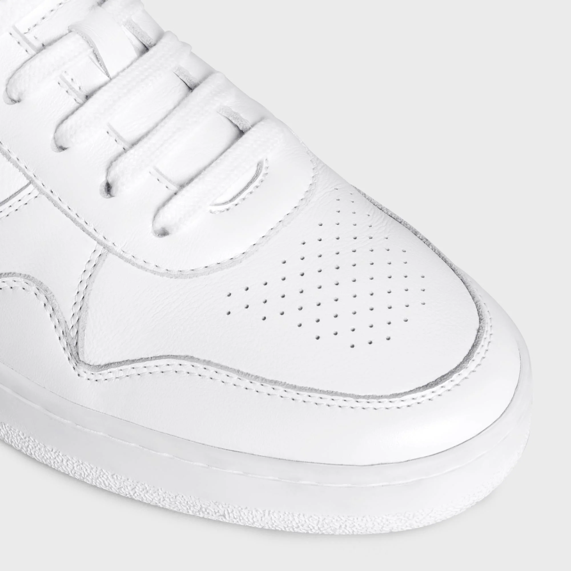 Trainer Low Wave Lace-Up Sneaker Calfskin - Optic White - Image 6