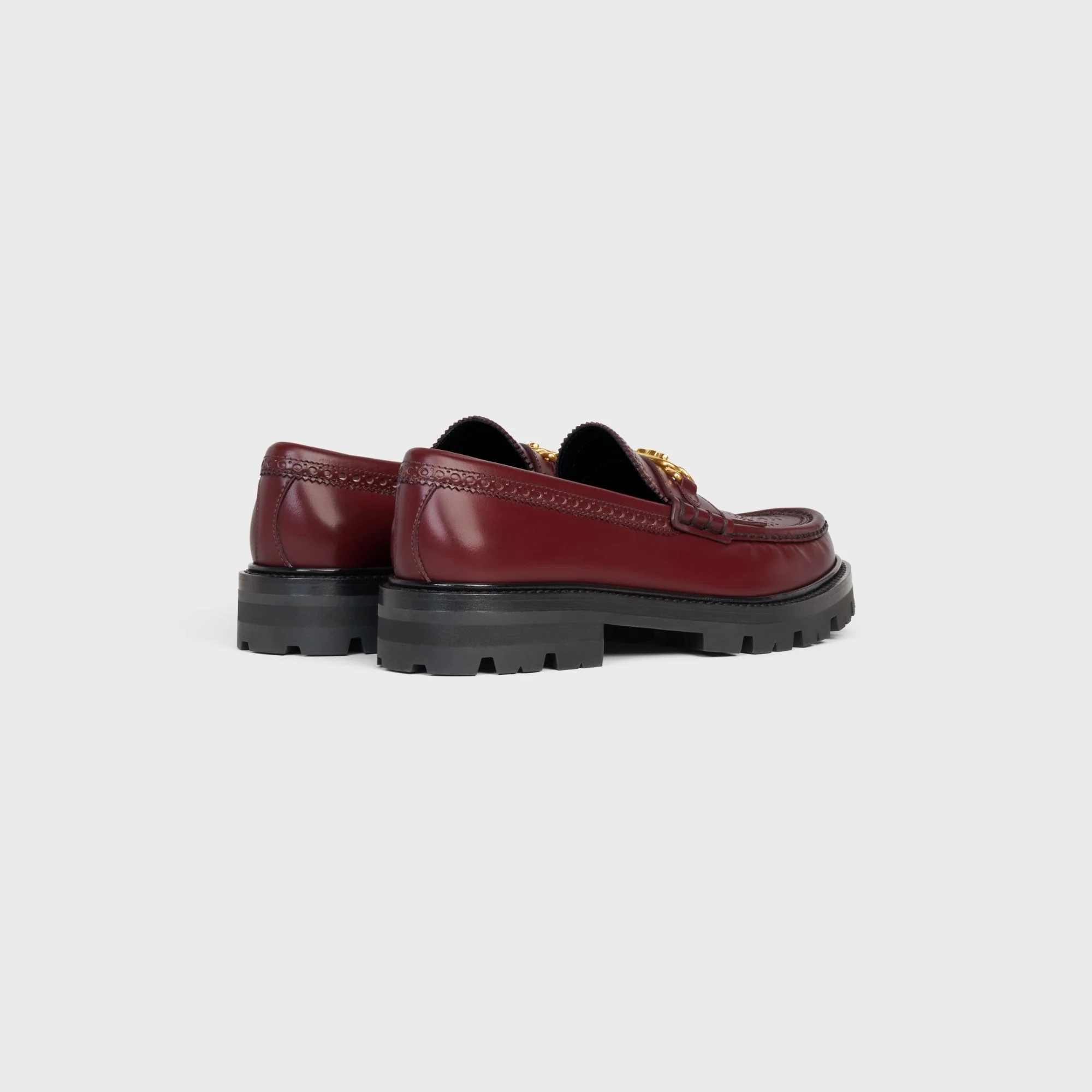 Margaret Triomphe & Brogue Loafer 35 Polished Bull - Light Burgundy - Image 5