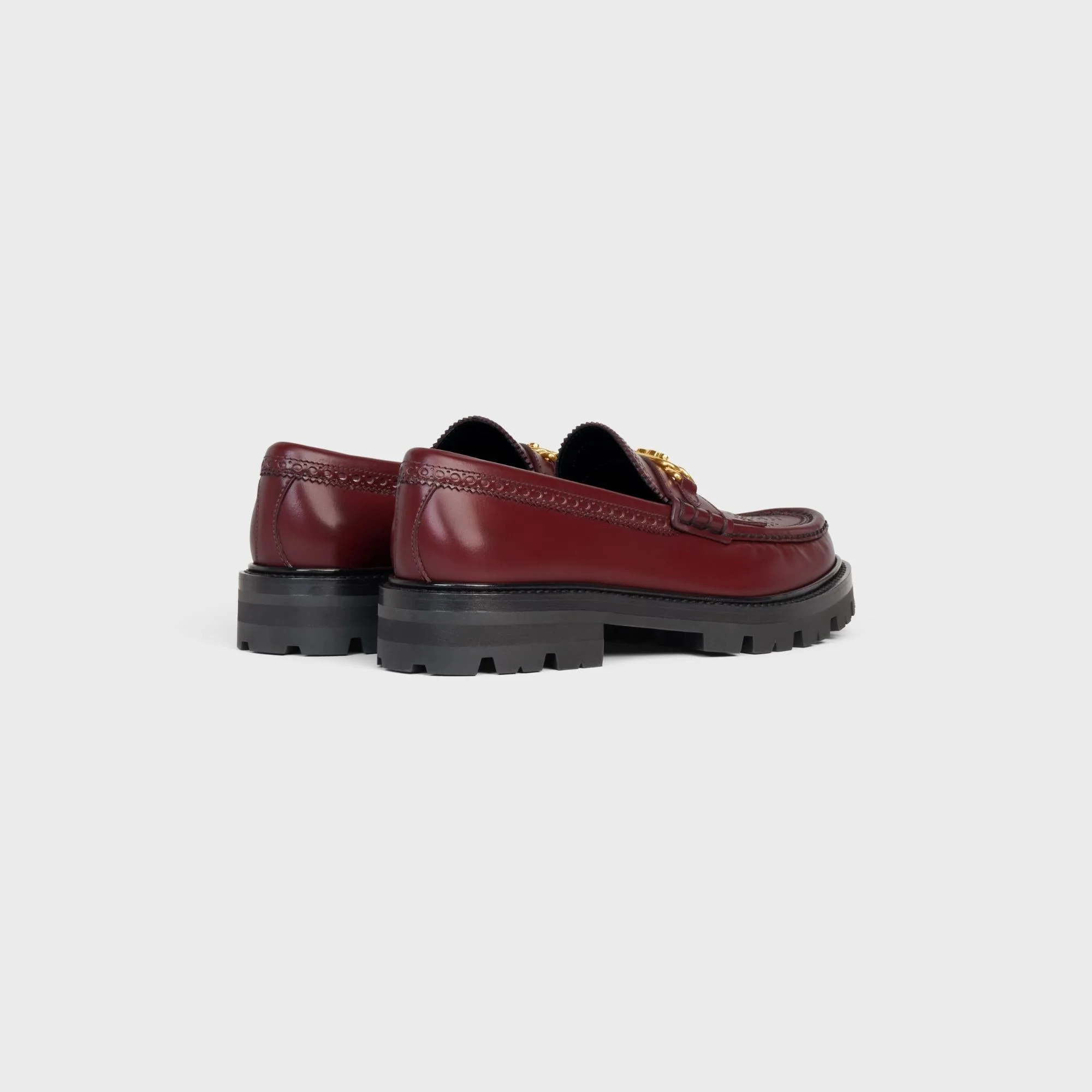Margaret Triomphe & Brogue Loafer 35 Polished Bull - Light Burgundy - Image 6