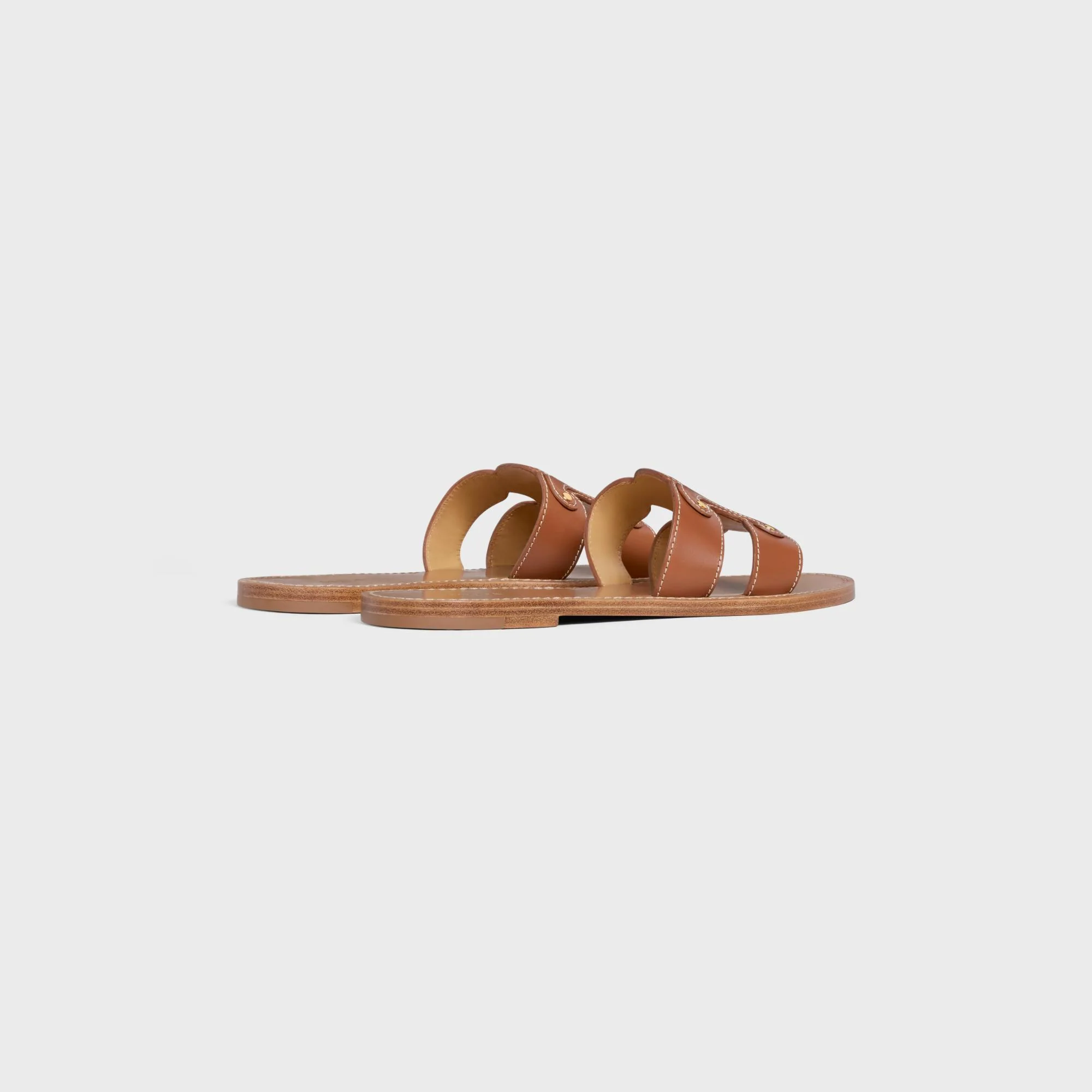 Celine Triomphe Mule 5 Calfskin - Tan - Image 3