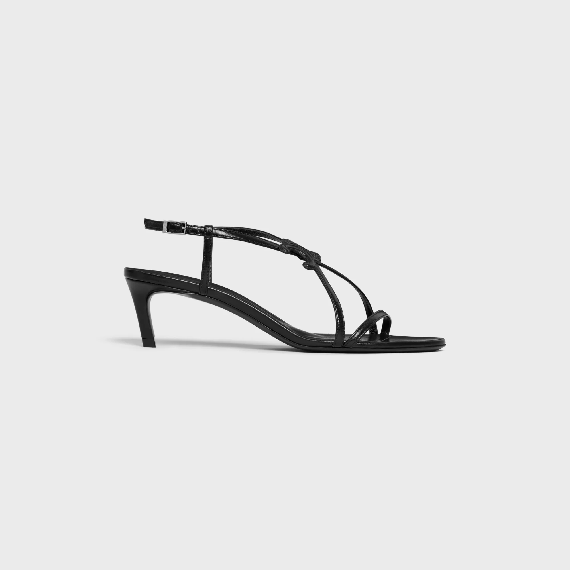 Triomphe Sandal 50 Lambskin - Black - Image 6