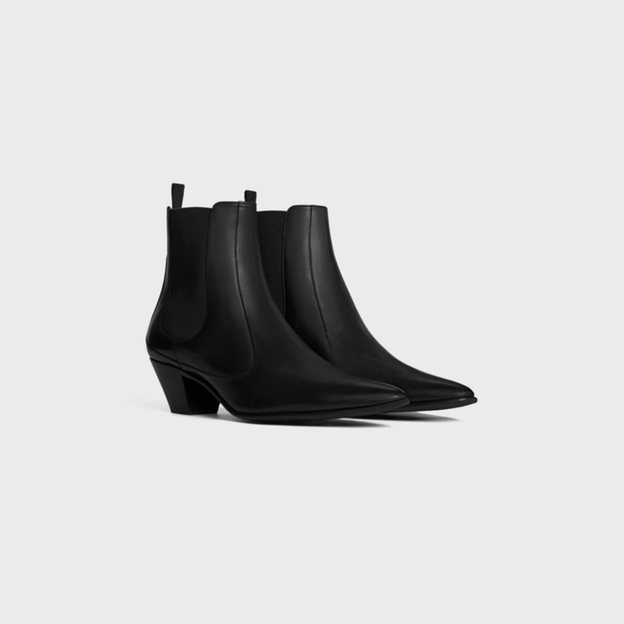 Celine Hector Boots Chelsea Boot 60 Shiny Calfskin - Black - Image 2