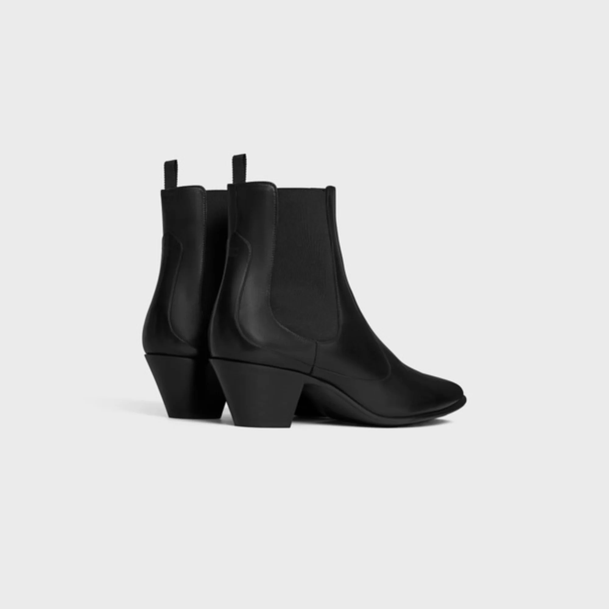 Celine Hector Boots Chelsea Boot 60 Shiny Calfskin - Black - Image 3