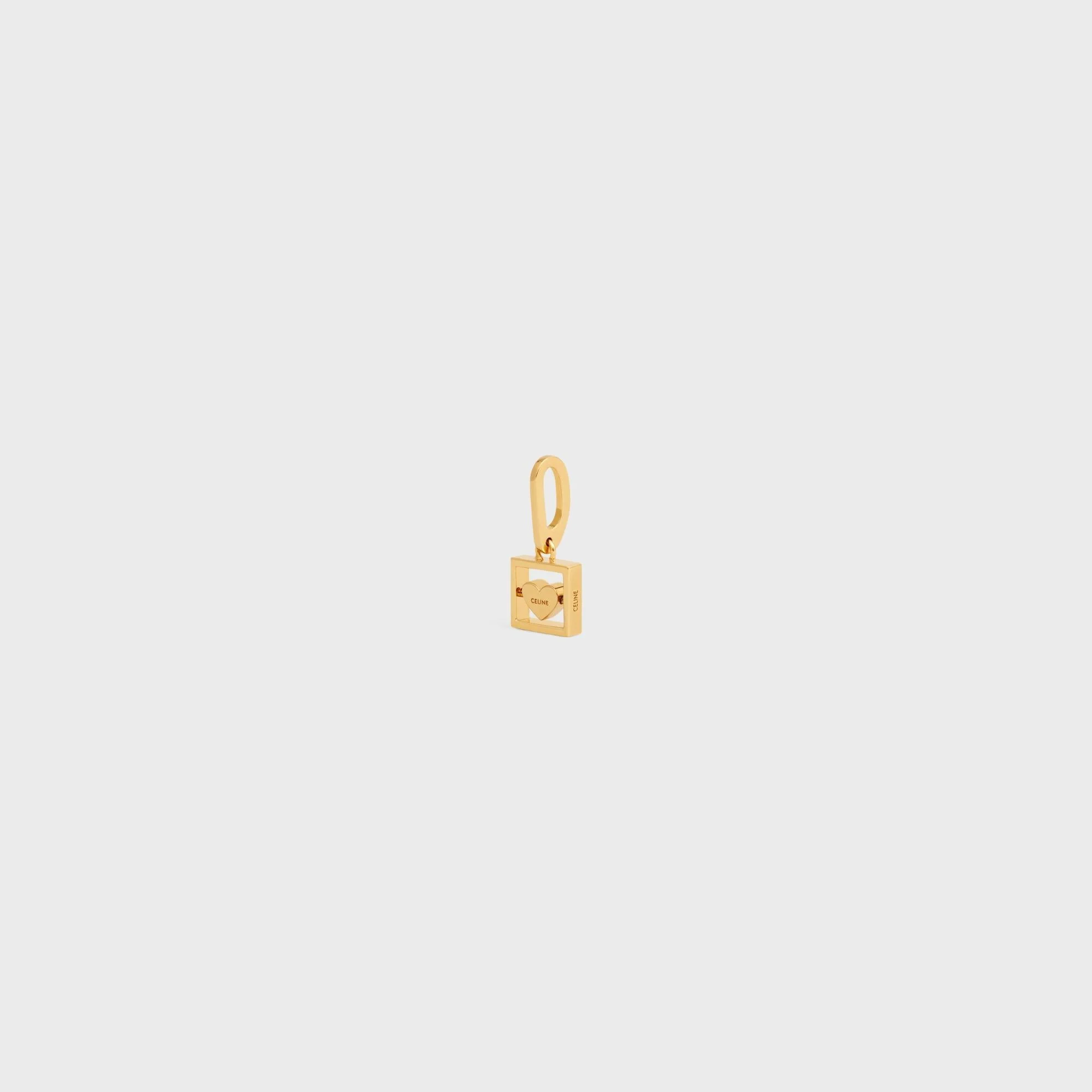 Celine Separables Mini Heart Pendant Brass - Gold - Image 4