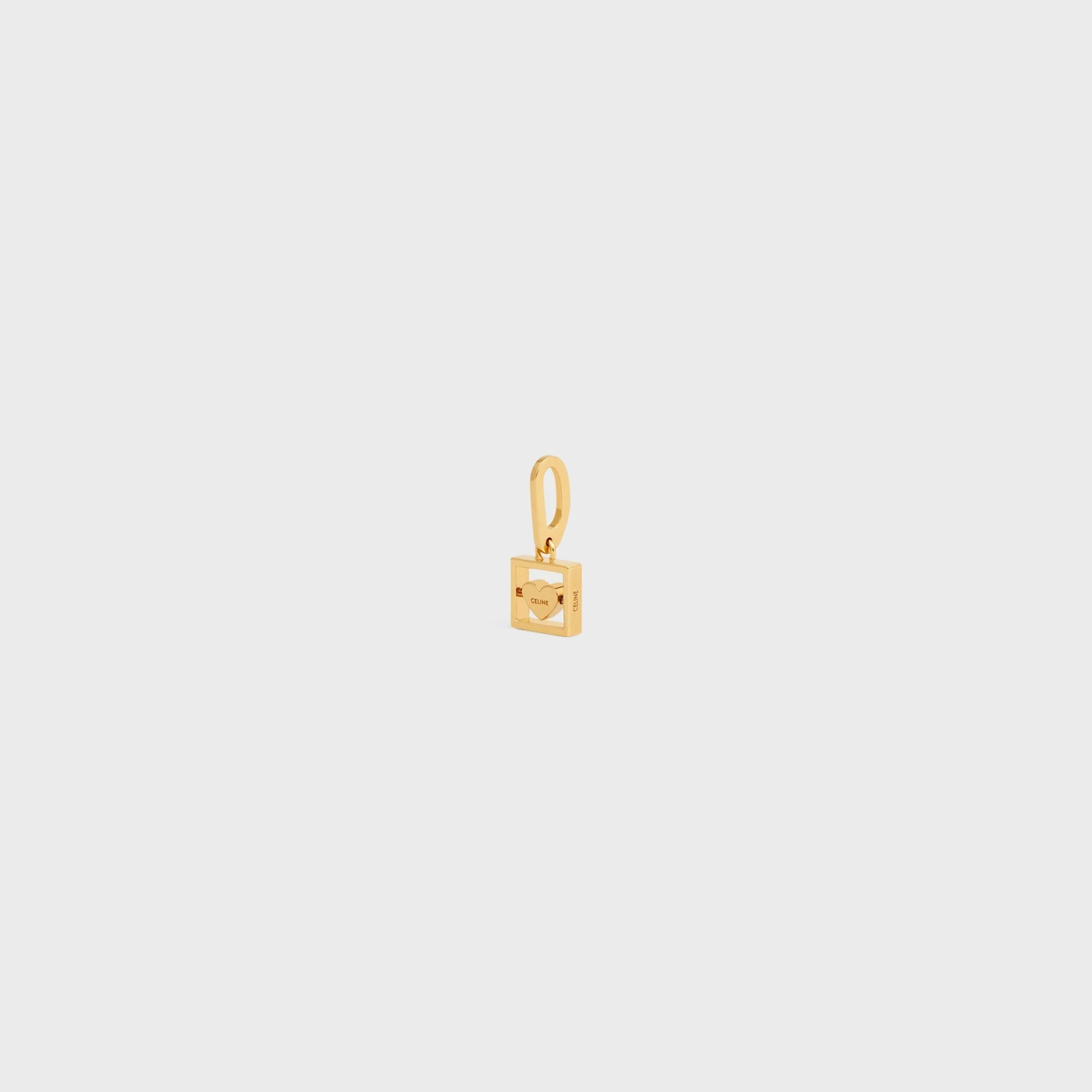 Celine Separables Mini Heart Pendant Brass - Gold - Image 3