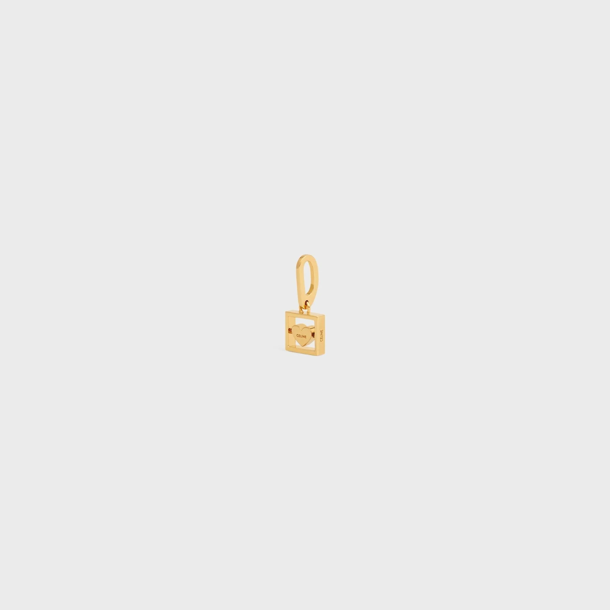 Celine Separables Mini Heart Pendant Brass - Gold - Image 4