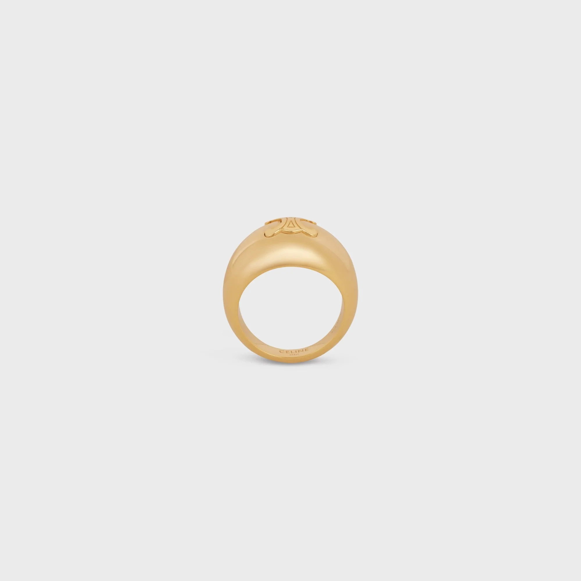 Triomphe Bold Ring Brass - Gold