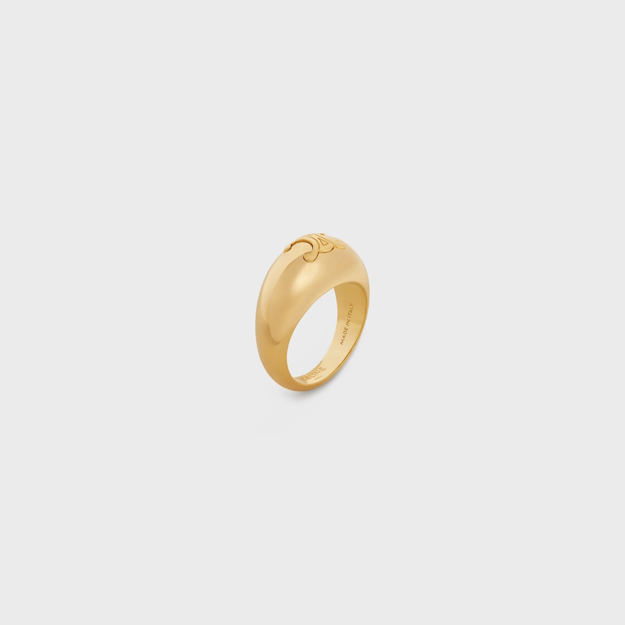 Triomphe Bold Ring Brass - Gold - Image 2