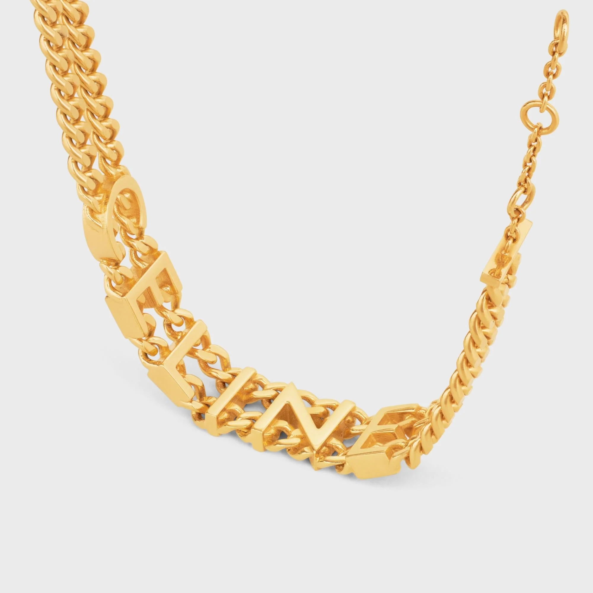 Celine Gourmette Bracelet Brass - Gold - Image 2