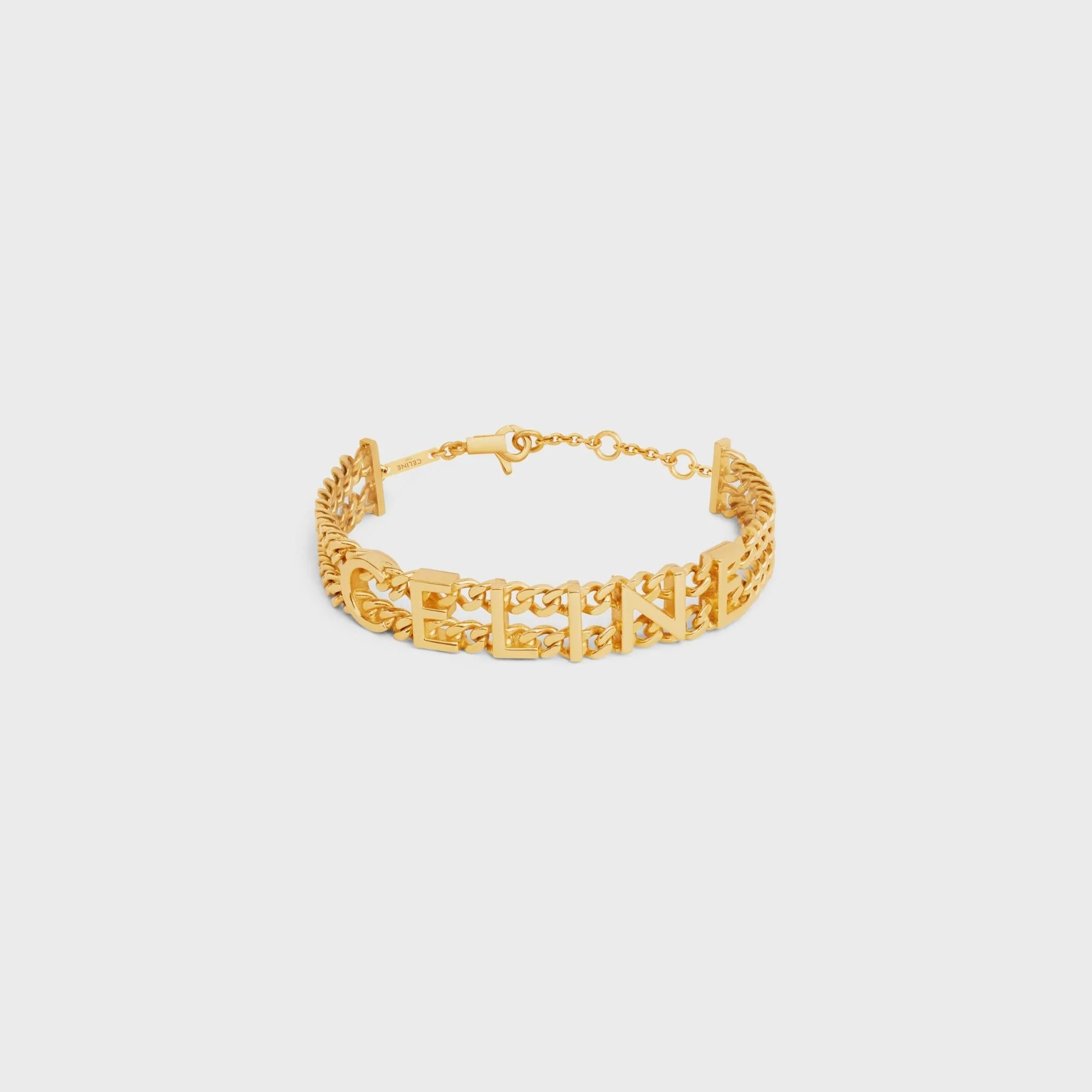 Celine Gourmette Bracelet Brass - Gold - Image 4