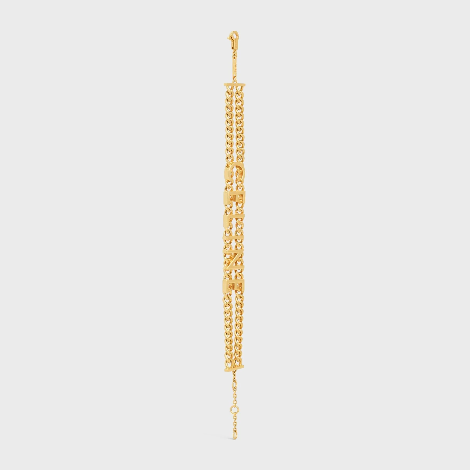 Celine Gourmette Bracelet Brass - Gold - Image 6