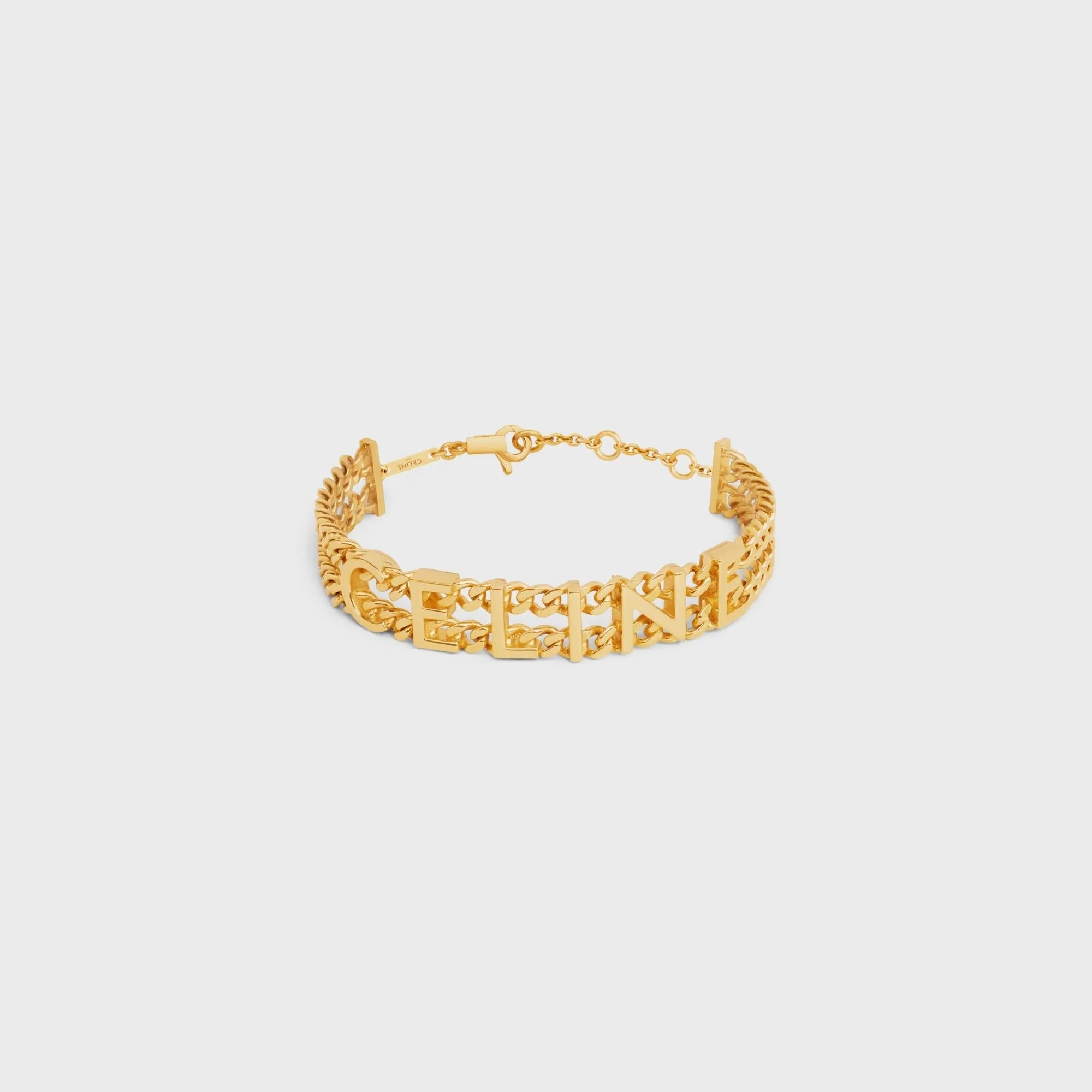 Celine Gourmette Bracelet Brass - Gold