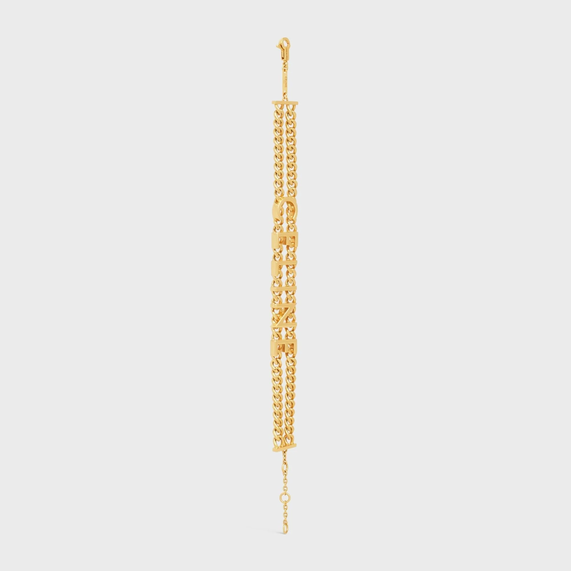 Celine Gourmette Bracelet Brass - Gold - Image 3