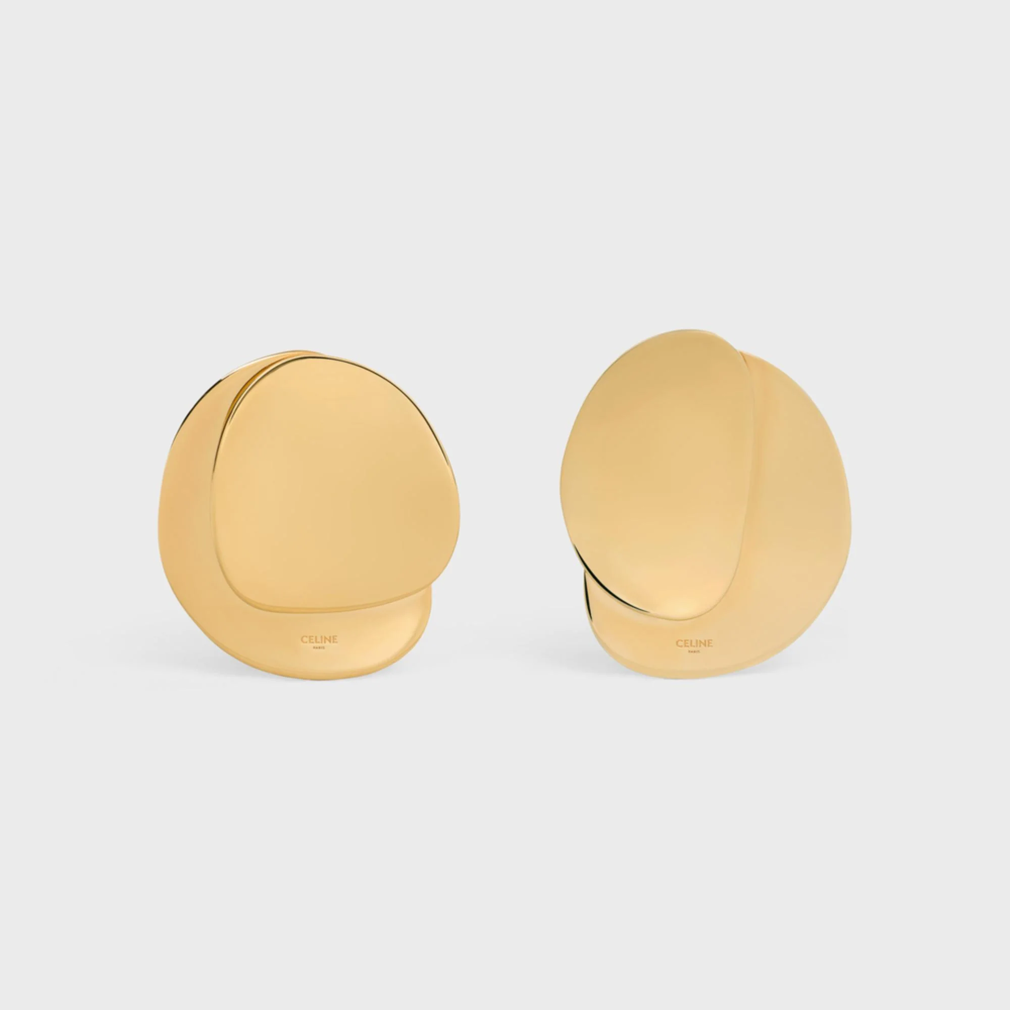 Celine Petale Earrings Brass - Gold