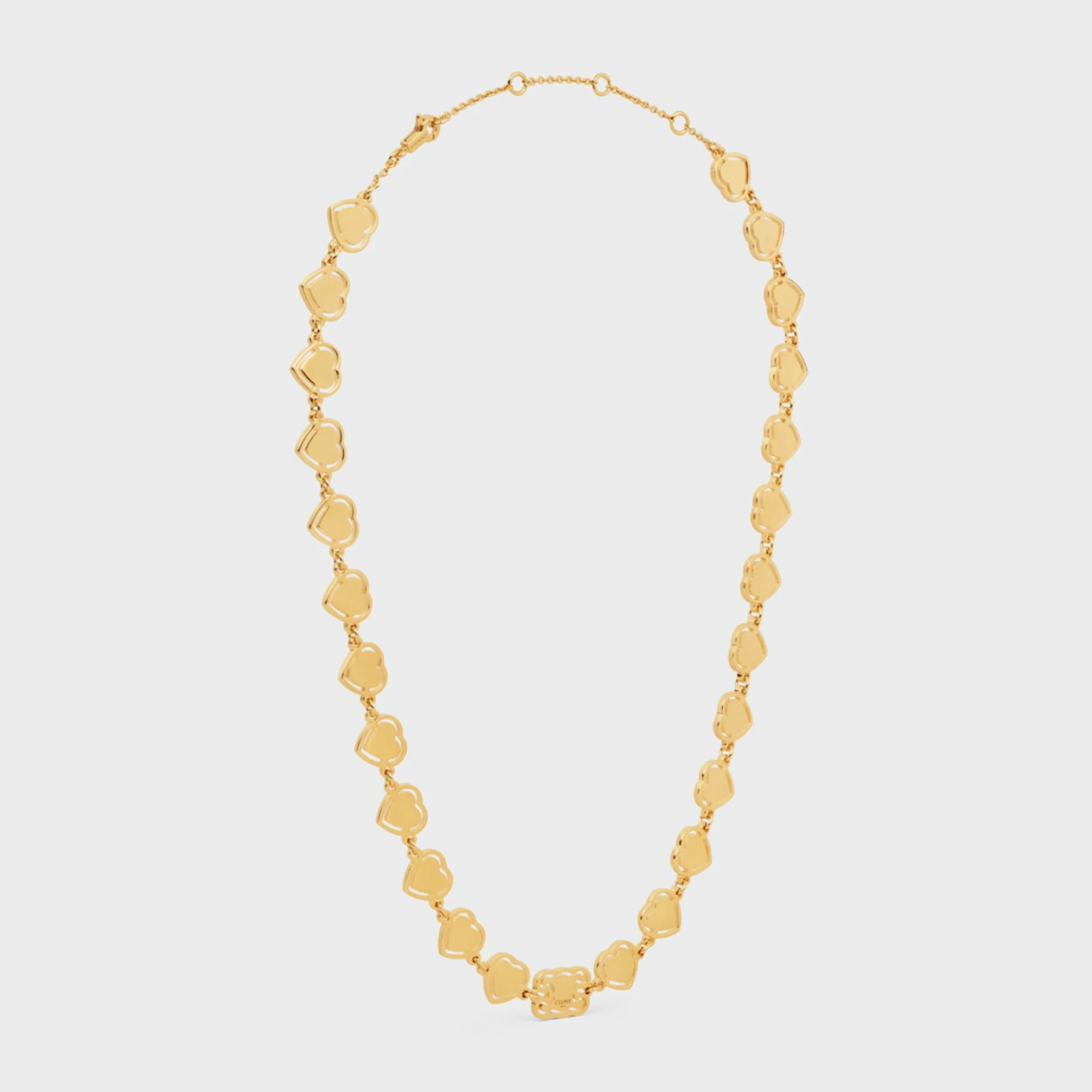 Coeur Celine Necklace Brass - Gold - Image 3