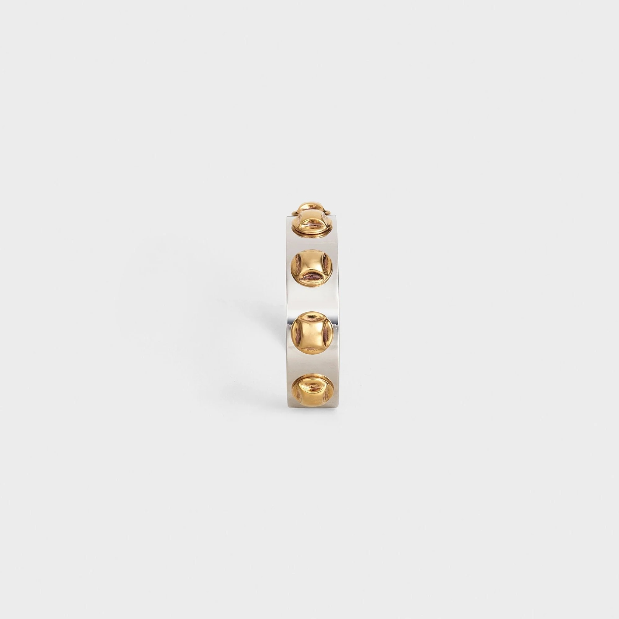 Clous Celine Bicolor Bangle Brass - Gold/ Silver - Image 3