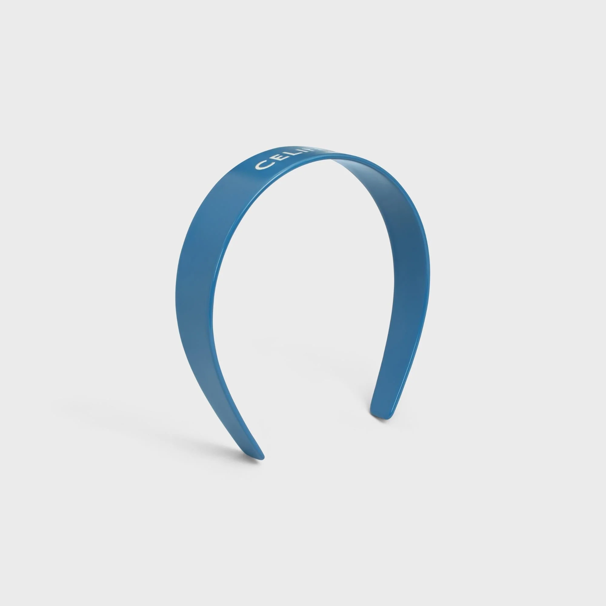 Celine Headband Cellulose Acetate - Blue / Off White - Image 10