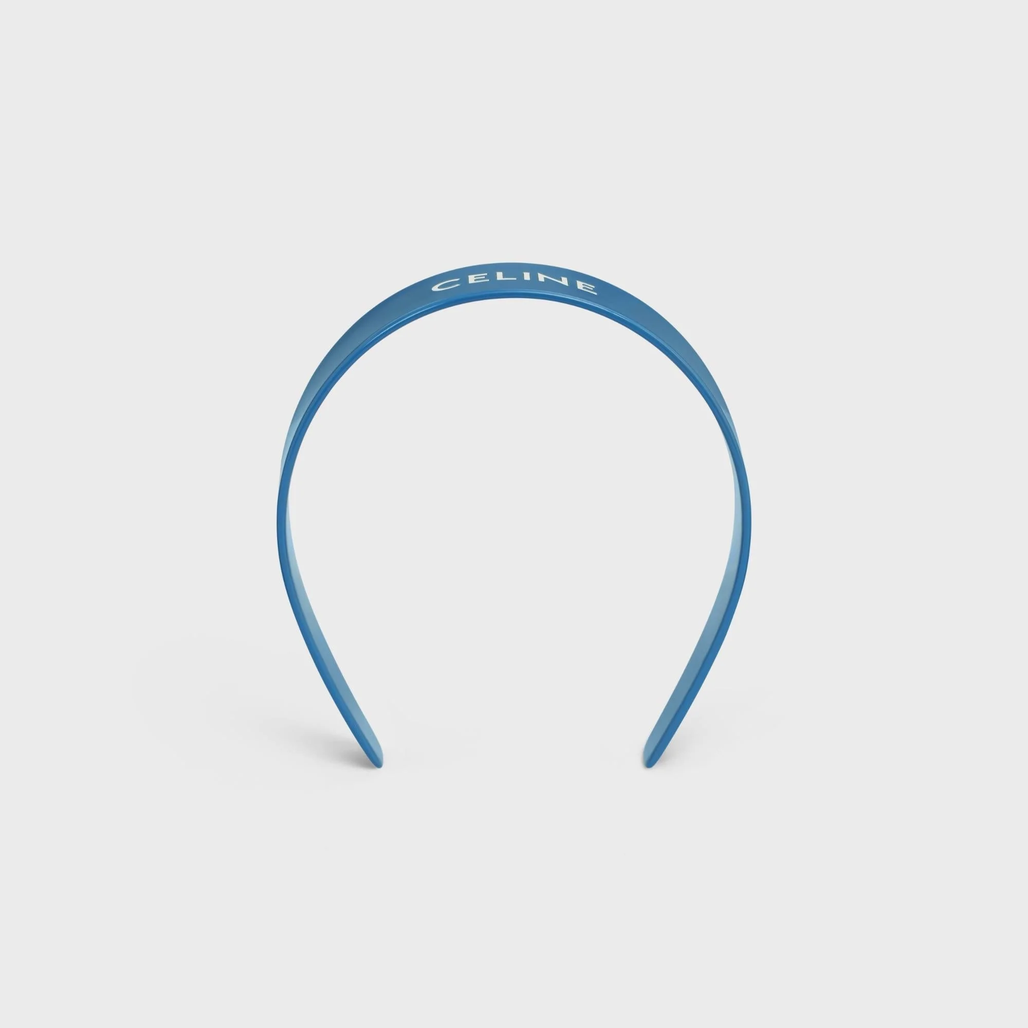 Celine Headband Cellulose Acetate - Blue / Off White - Image 7