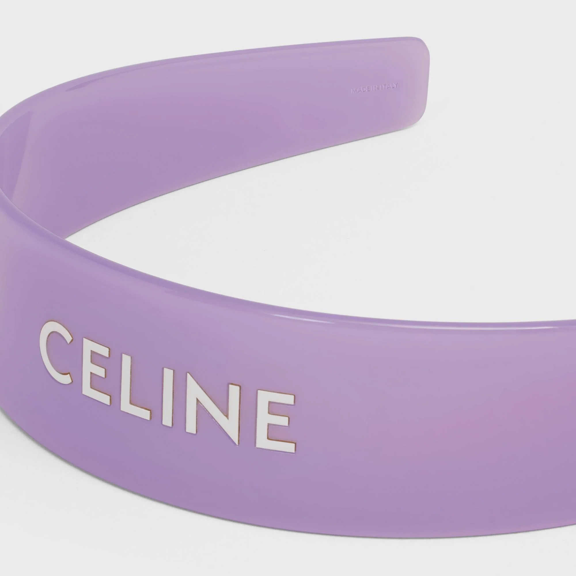 Celine Headband Cellulose Acetate - Milky Lilac / Off White - Image 12