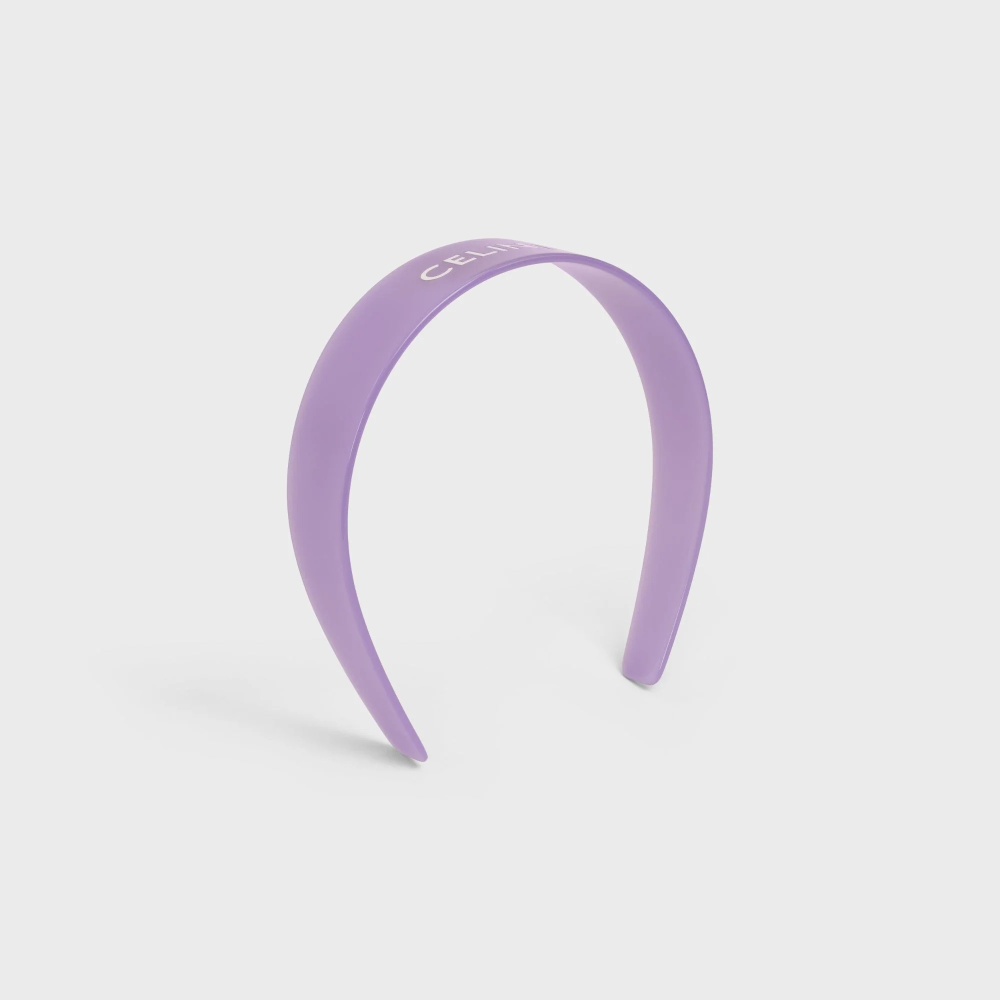 Celine Headband Cellulose Acetate - Milky Lilac / Off White - Image 3