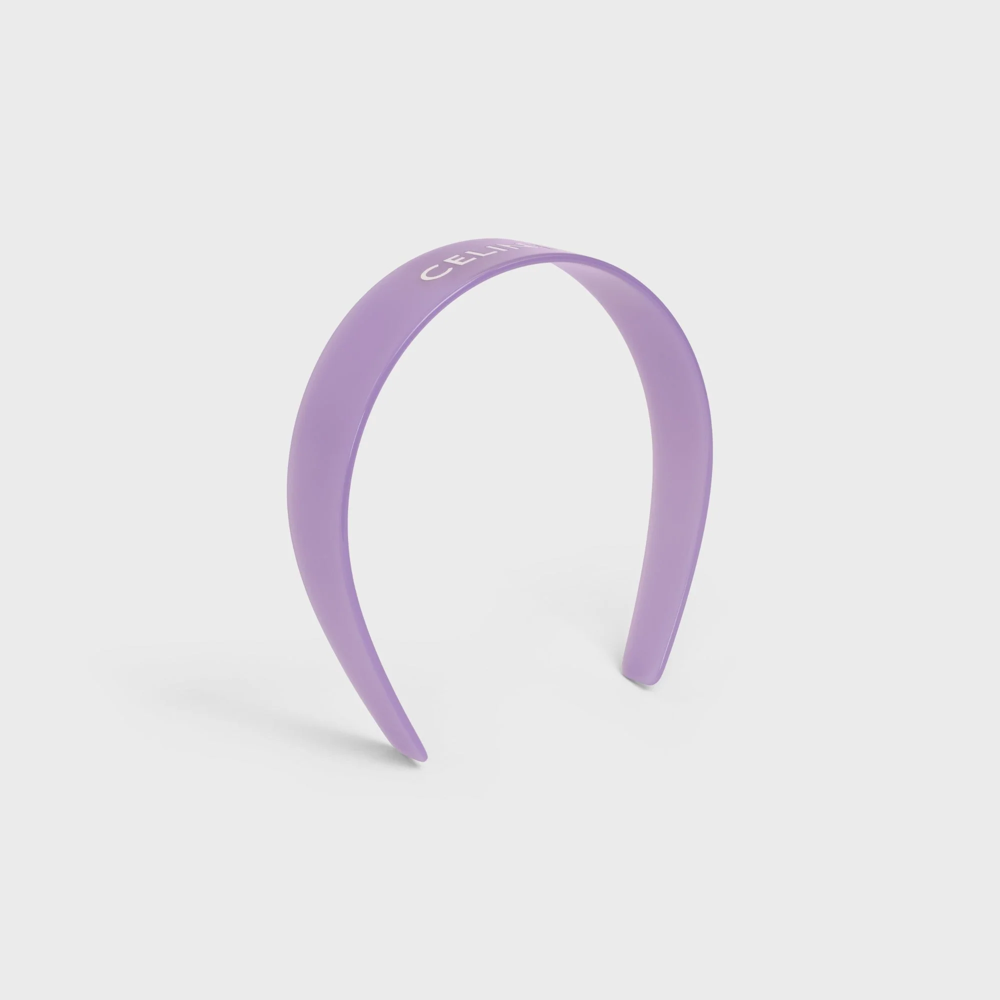 Celine Headband Cellulose Acetate - Milky Lilac / Off White - Image 3