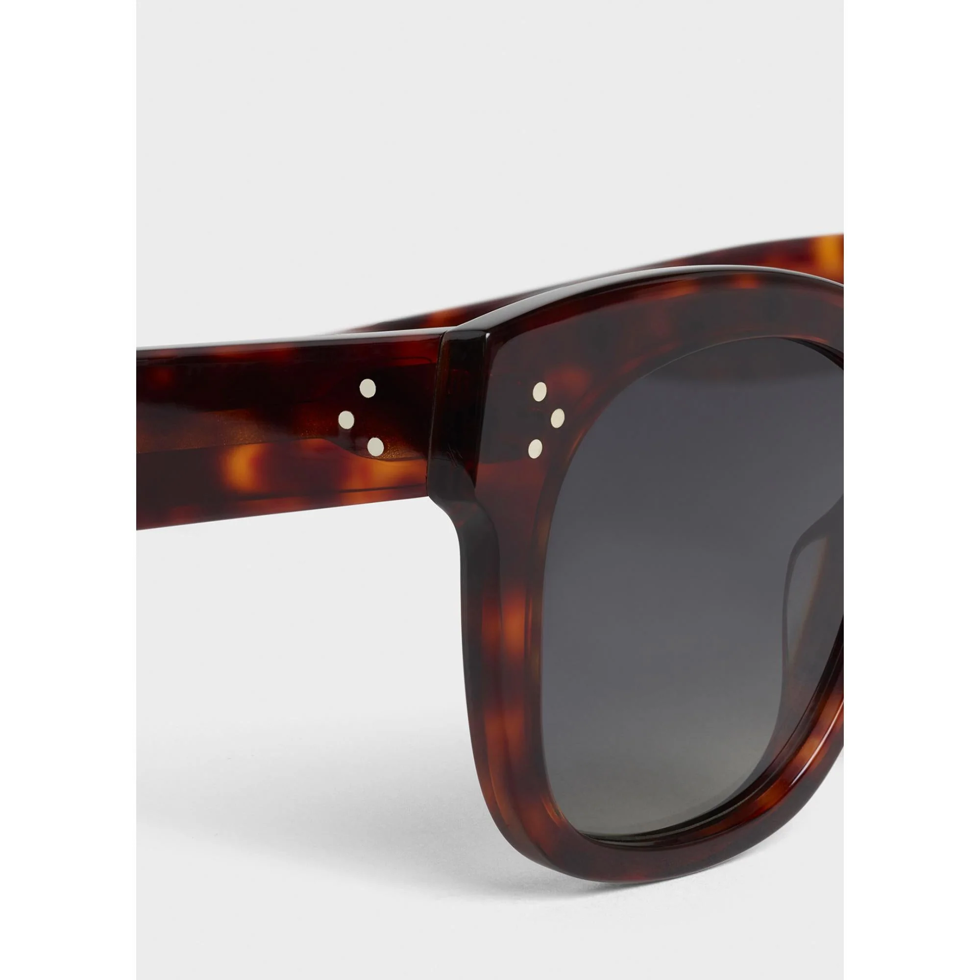 Celine 3 Dots Oversized S002 Acetate With Polarized Lenses - Red Havana - Image 3