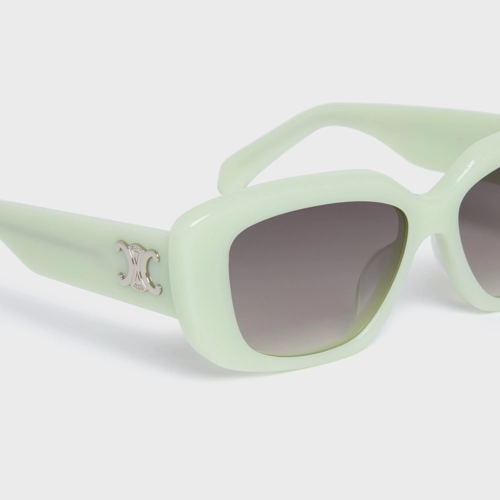 Triomphe Sunglasses 4 Acetate - Milky Green - Image 6
