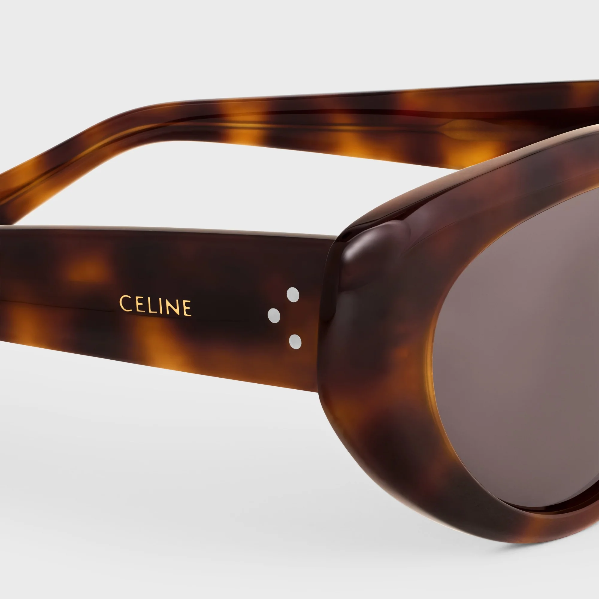 Celine 3 Dots Cat Eye S286 Acetate - Classic Havana - Image 5