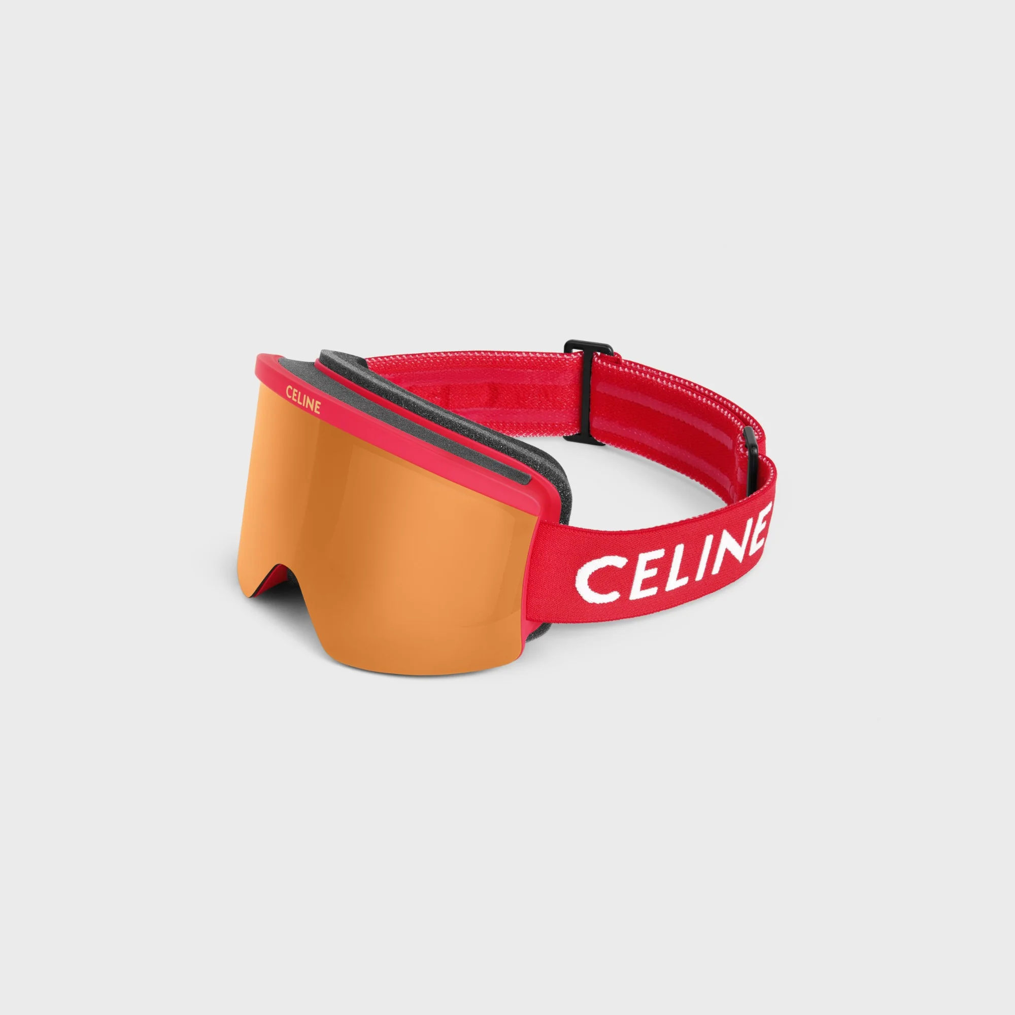 Celine Monochroms Sunglasses Ski Mask Injected With Mirror Lenses - Red - Image 2