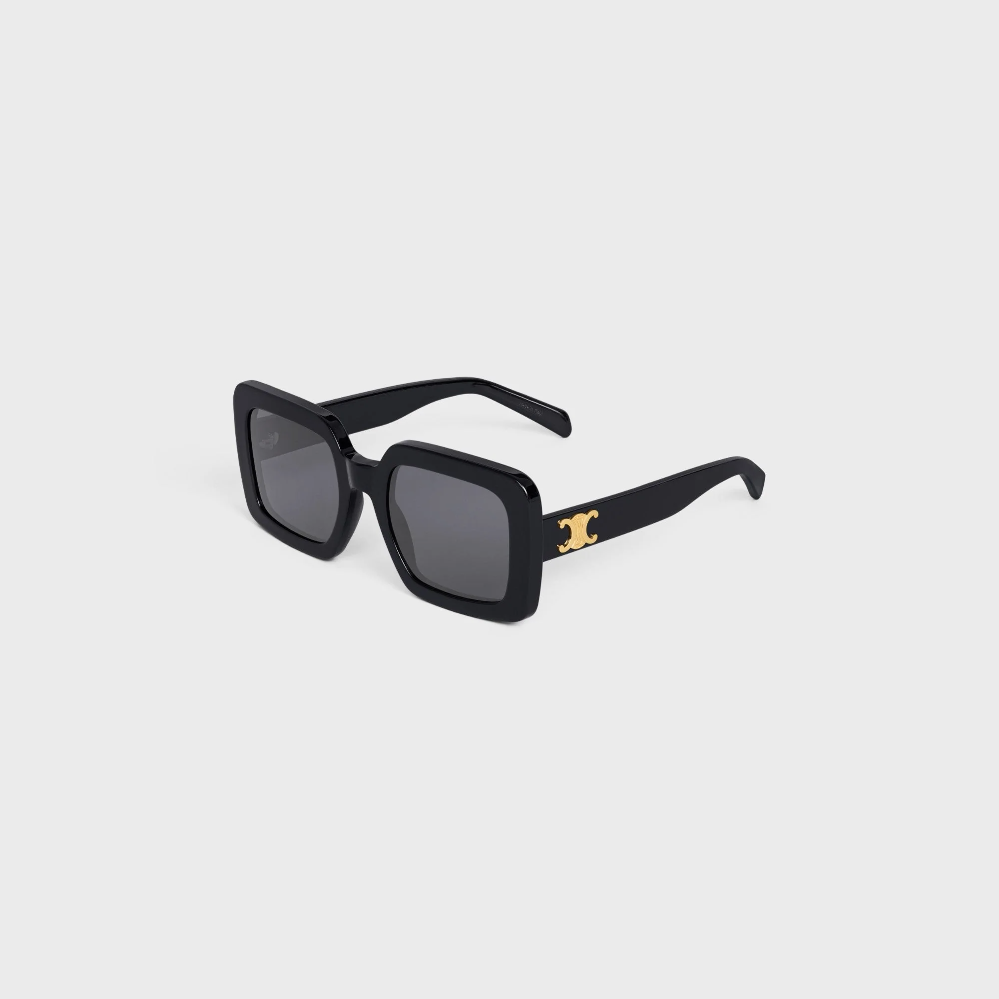 Triomphe Sunglasses 13 Acetate - Black - Image 3